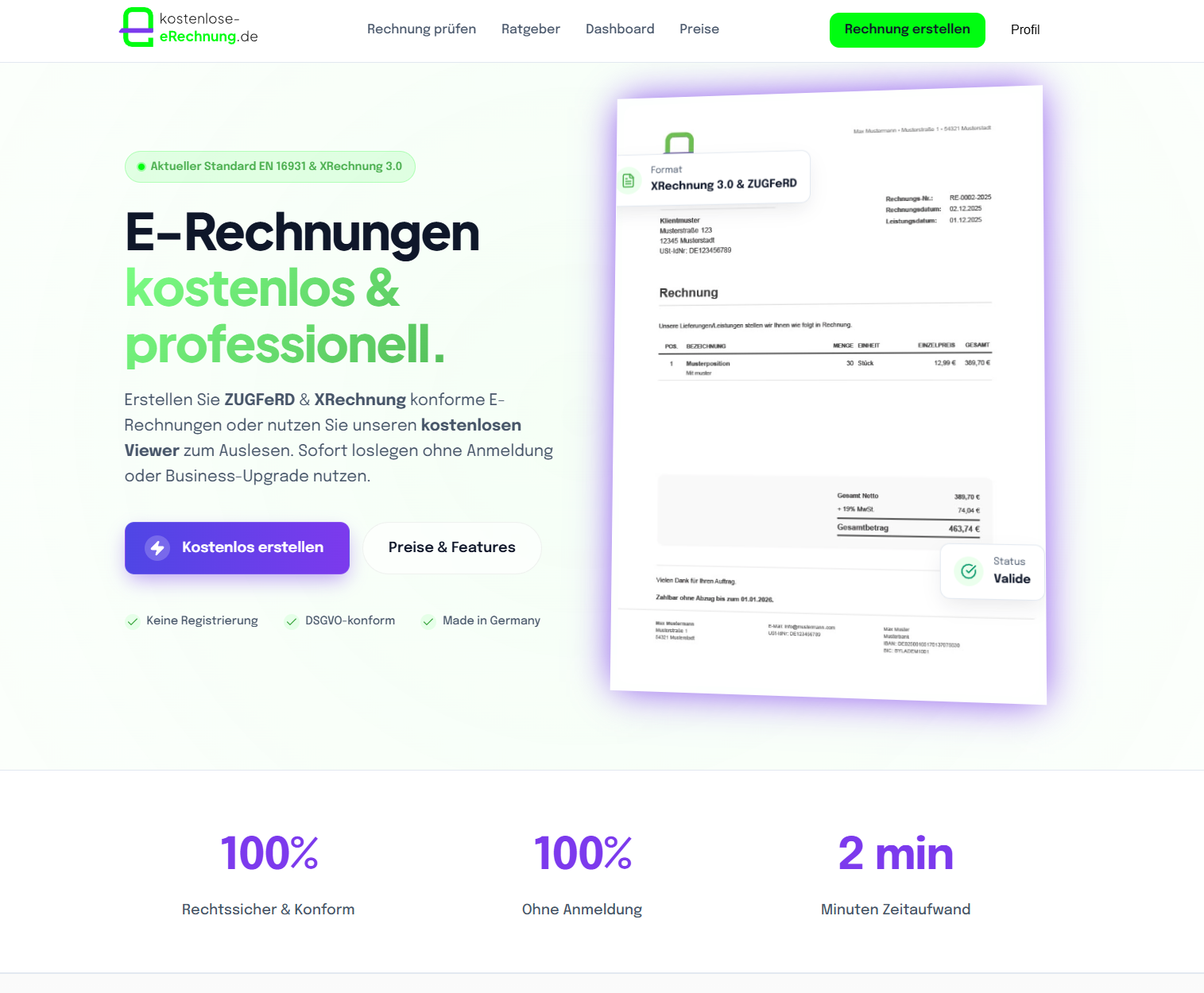 Screenshot 2 of Kostenlose-erechnungen.de