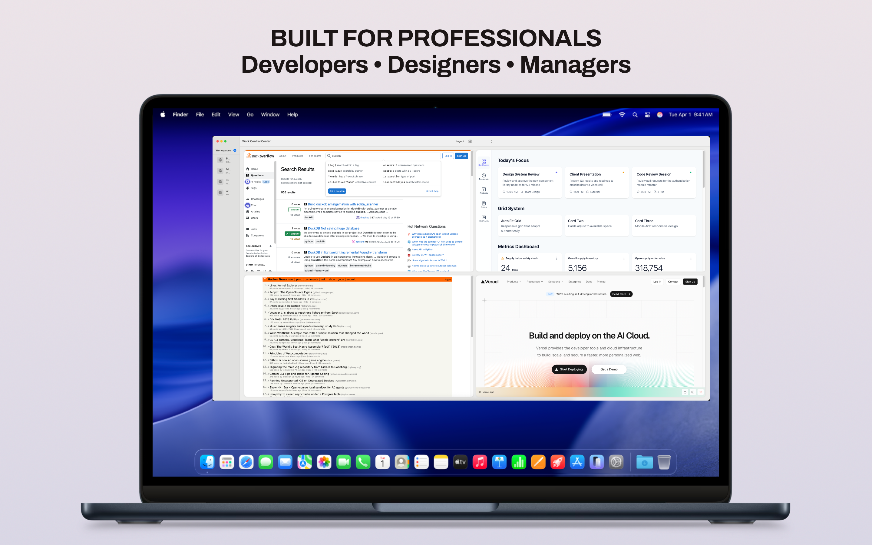 Screenshot 2 of Work Control Center