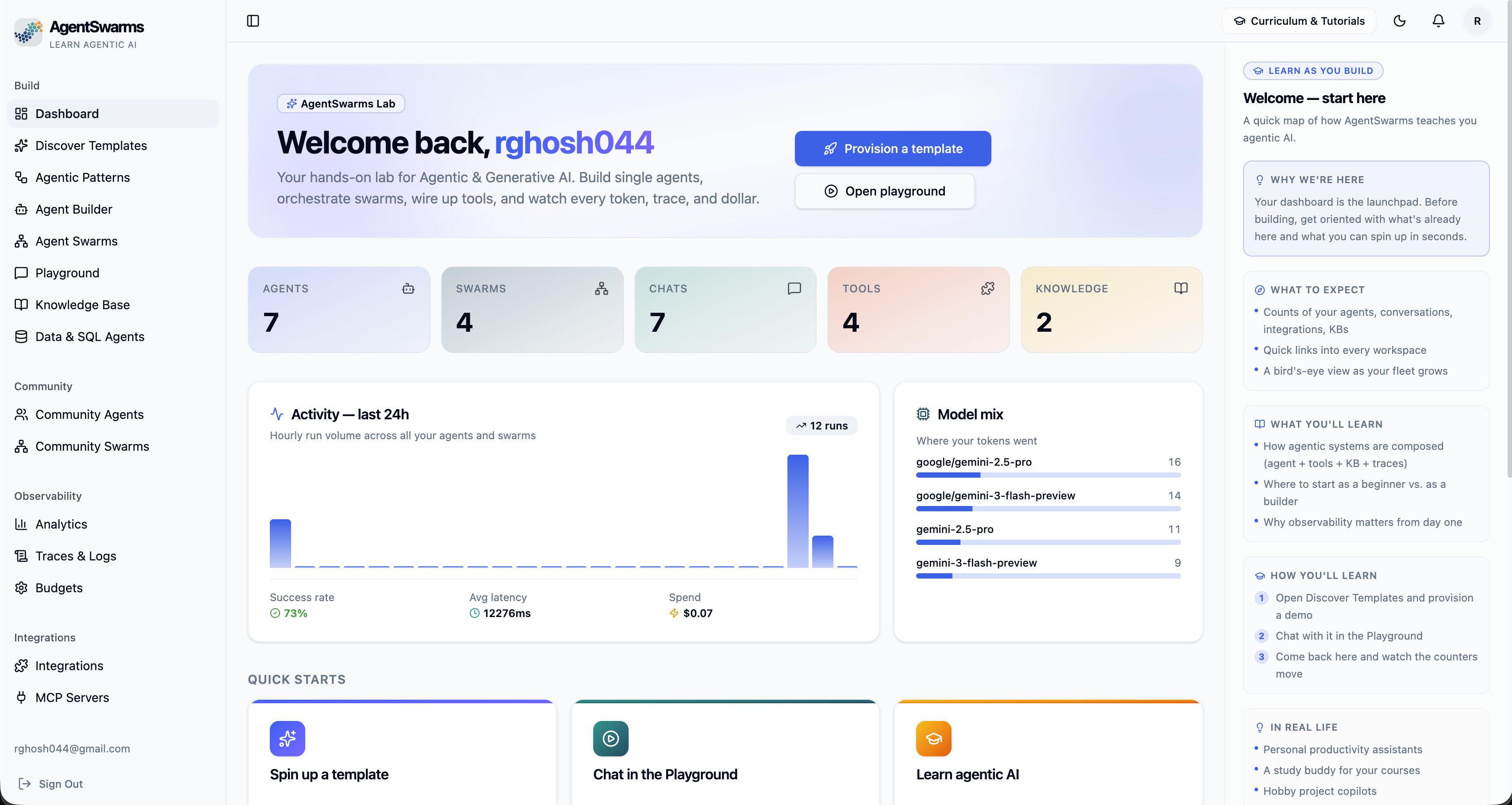 Screenshot 3 of AgentSwarms