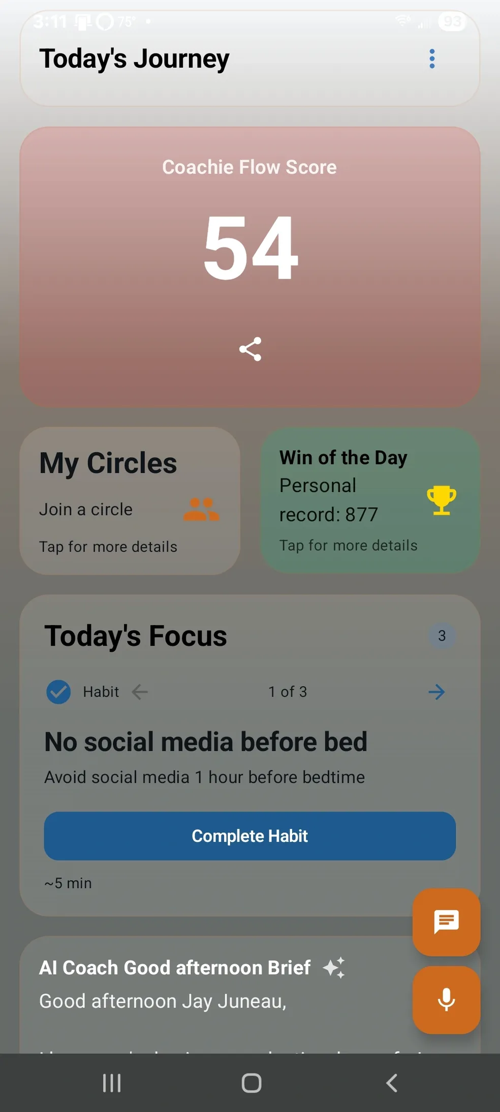 Screenshot 6 of Coachie AI Health