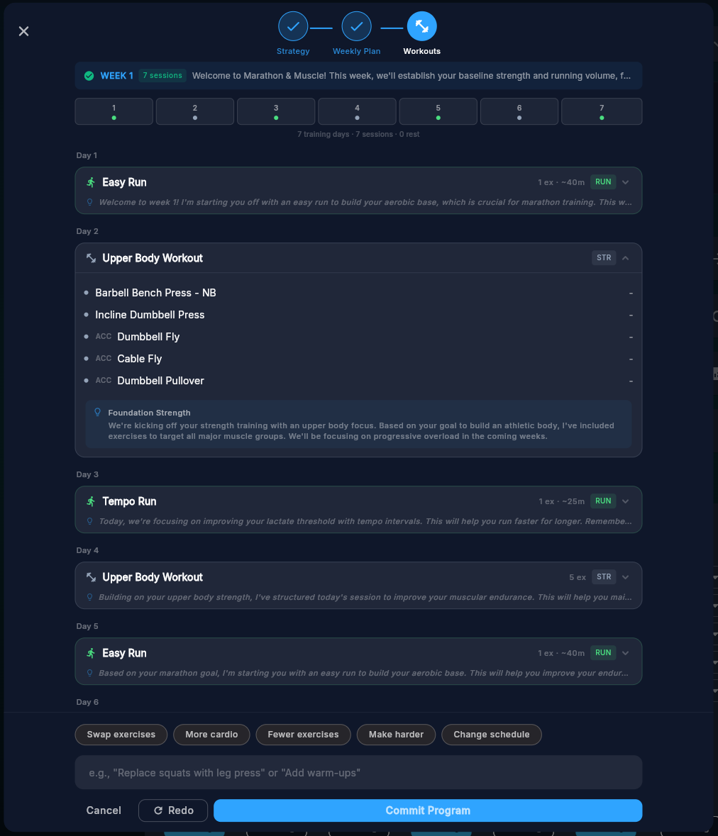 Screenshot 9 of Pelaris AI Fitness Coaching