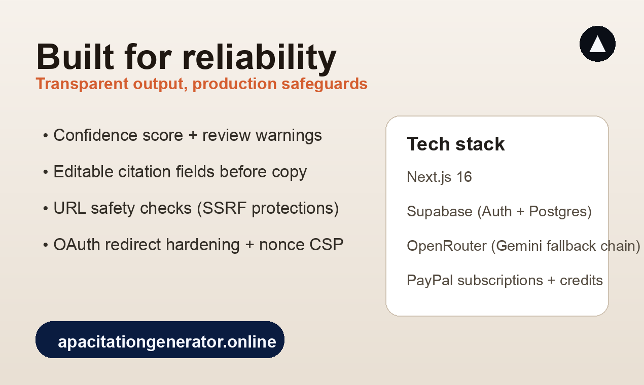 Screenshot 3 of APA Citation Generator Online