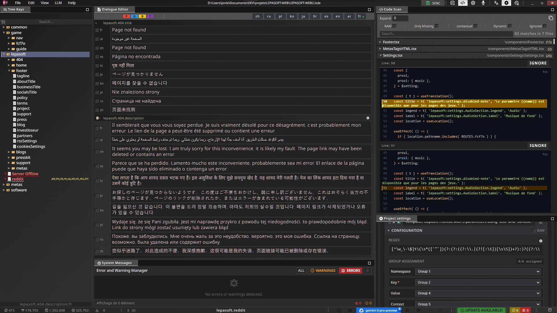 Screenshot 3 of LSDE: LS Dialog Editor