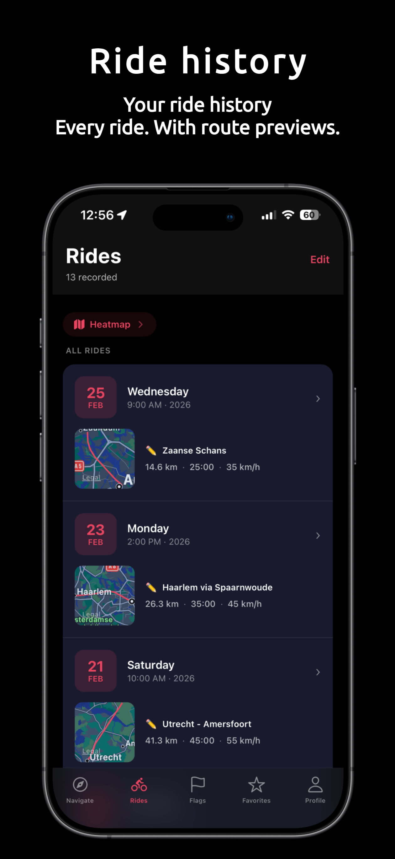 Screenshot 4 of Heading - motorcycle compass