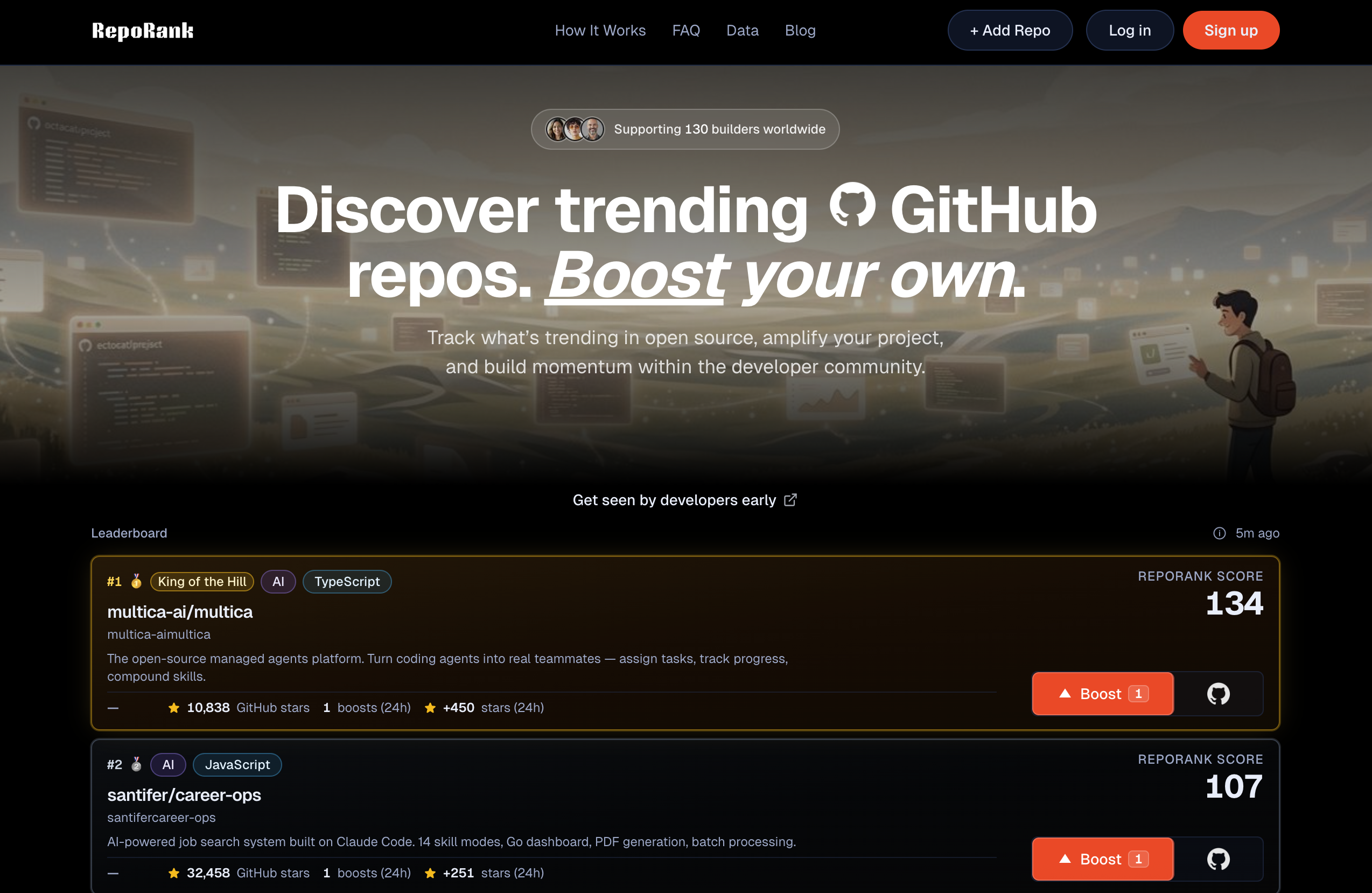 Screenshot 1 of RepoRank