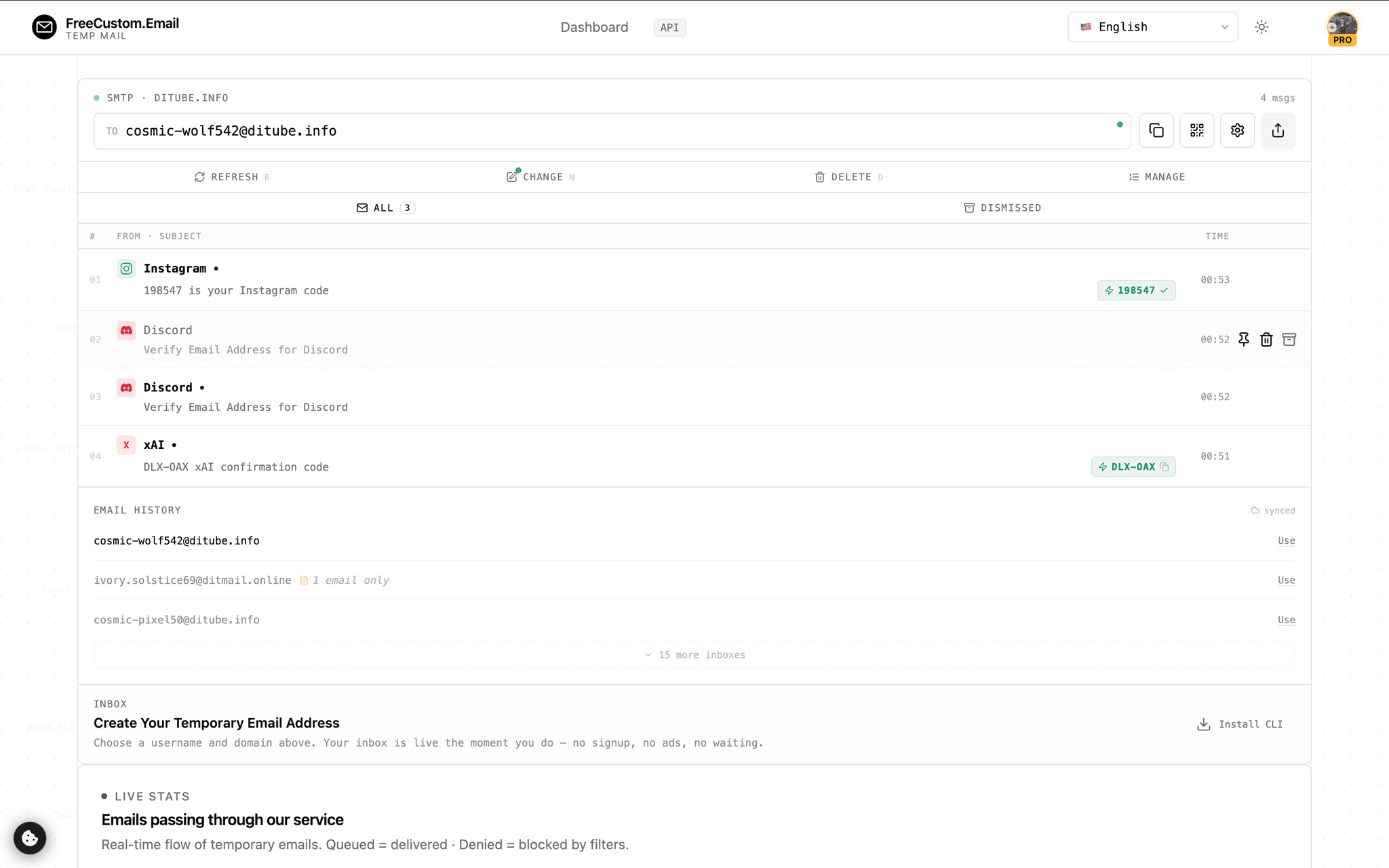 Screenshot 1 of FreeCustom.Email