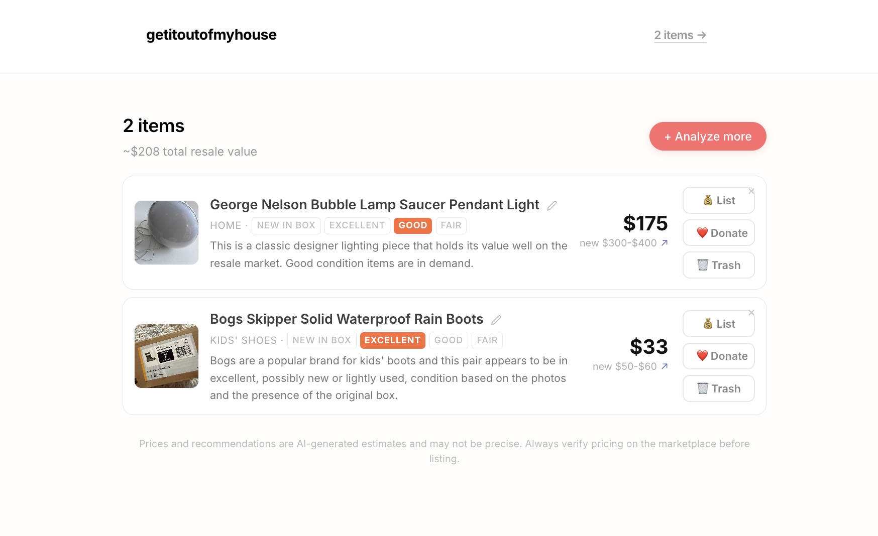 Screenshot 2 of GetItOutOfMyHouse