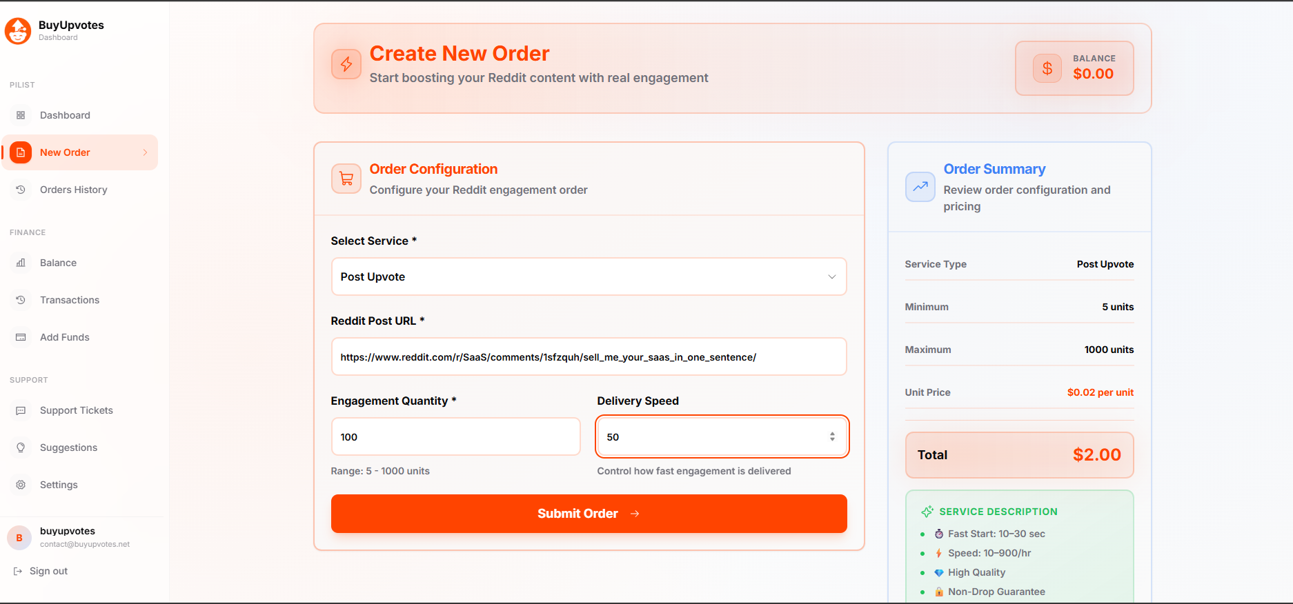 Screenshot 3 of BuyUpvotes