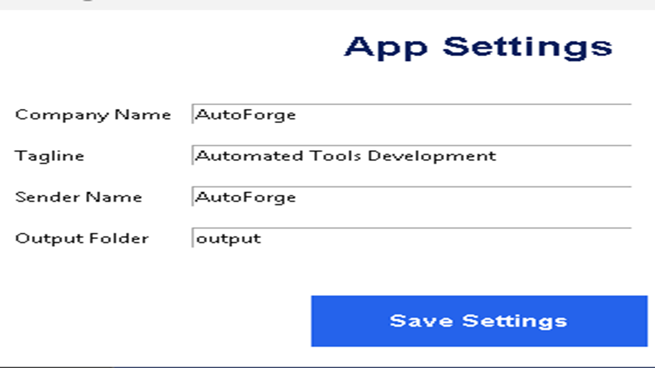 Screenshot 4 of AutoForge_Email_Sender_Pro_v1.0