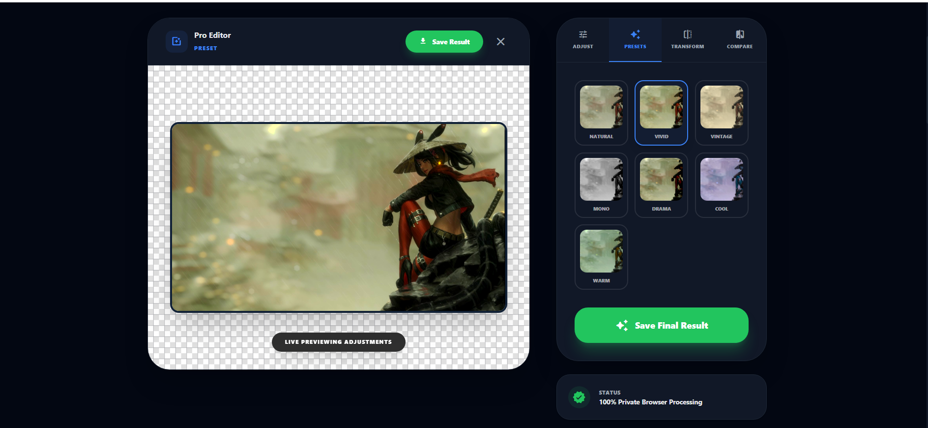 Screenshot 1 of Browser Image Tools