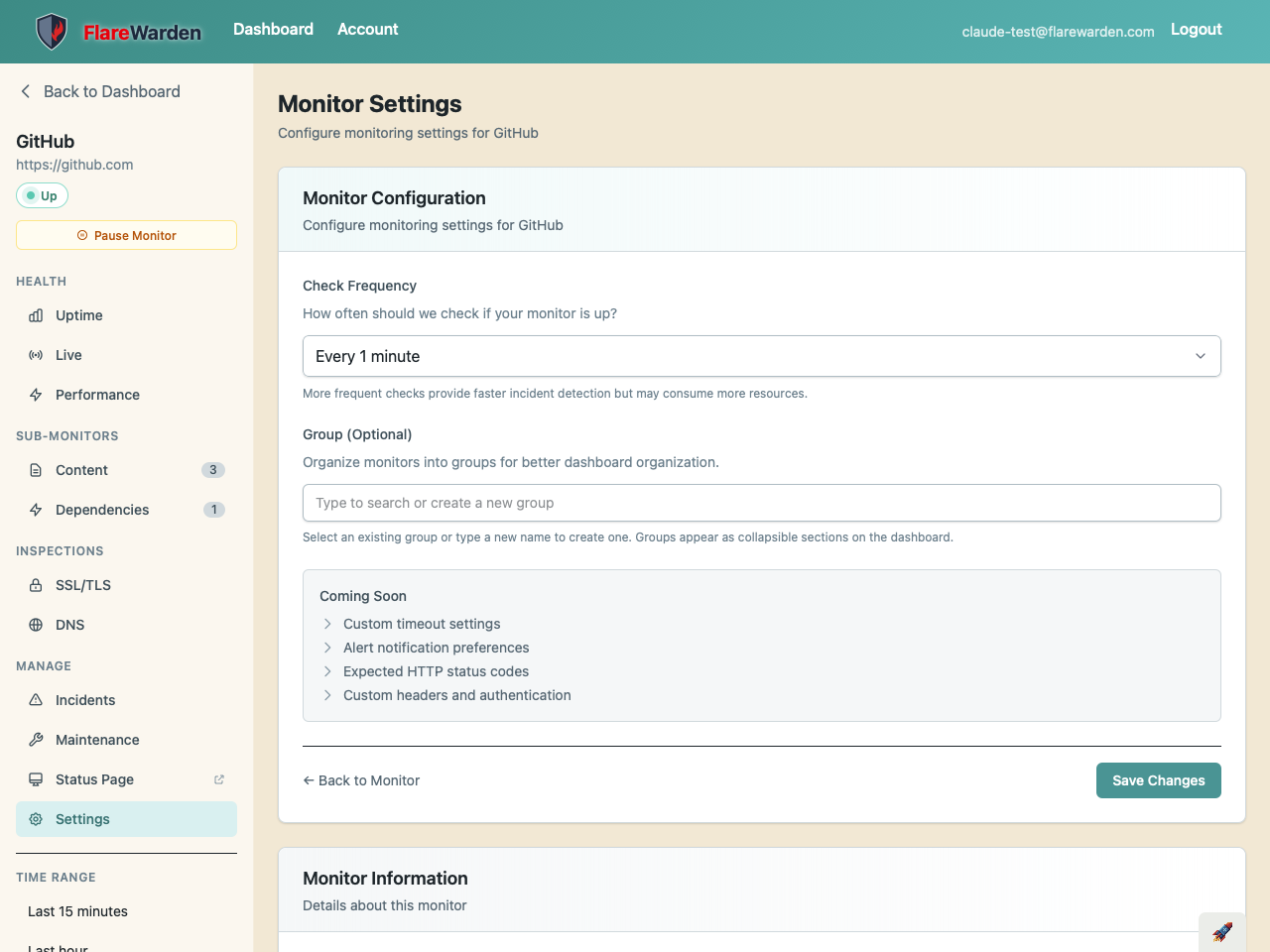 Screenshot 2 of FlareWarden