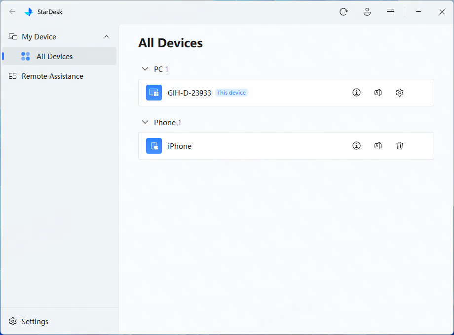 Screenshot 1 of StarDesk