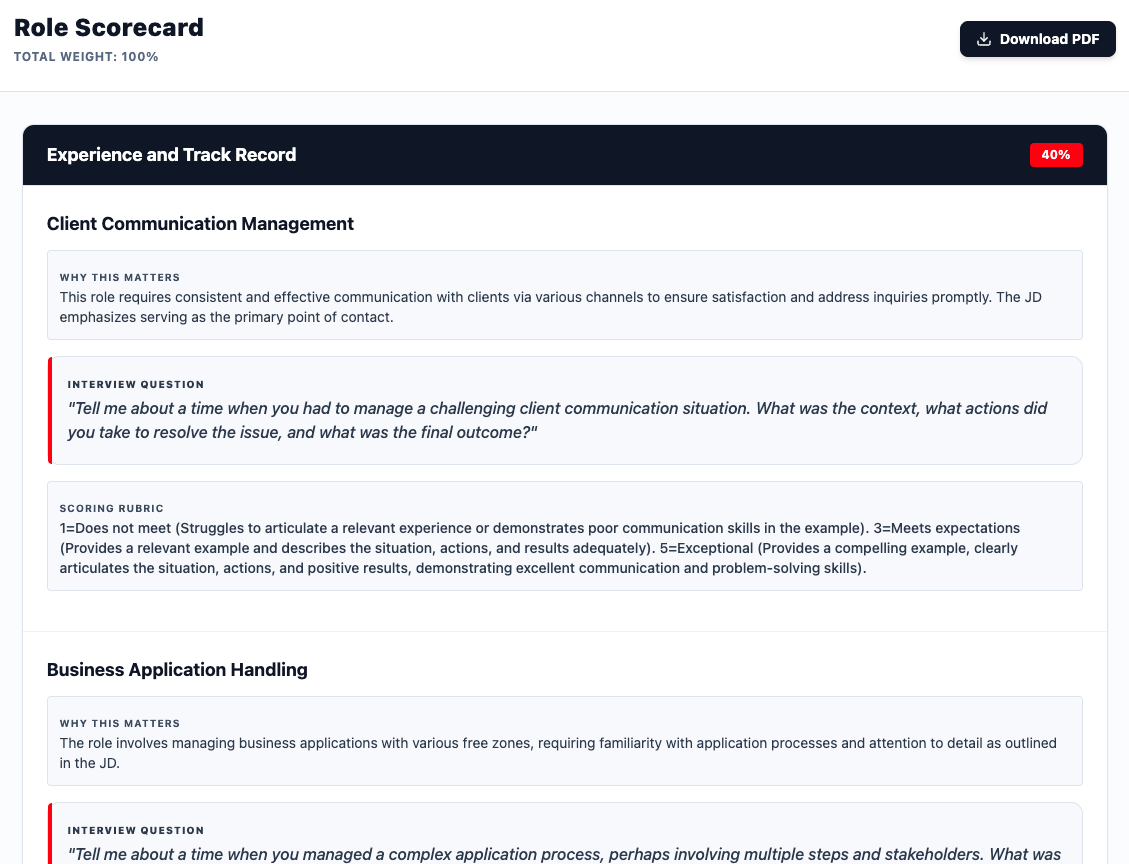 Screenshot 2 of HireLikeAPro