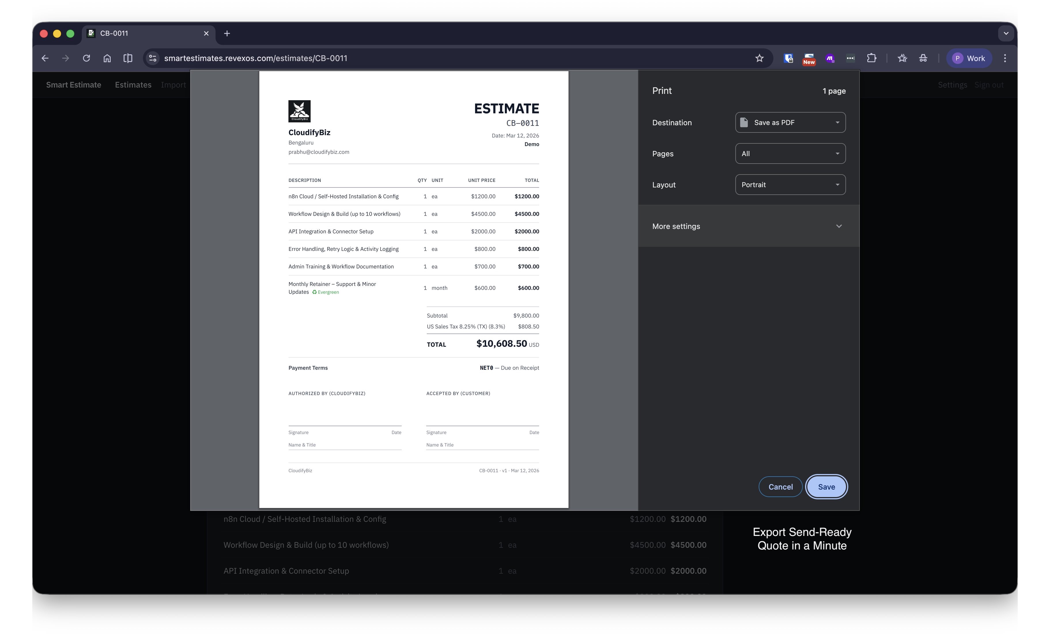 Screenshot 4 of ScopeToQuote