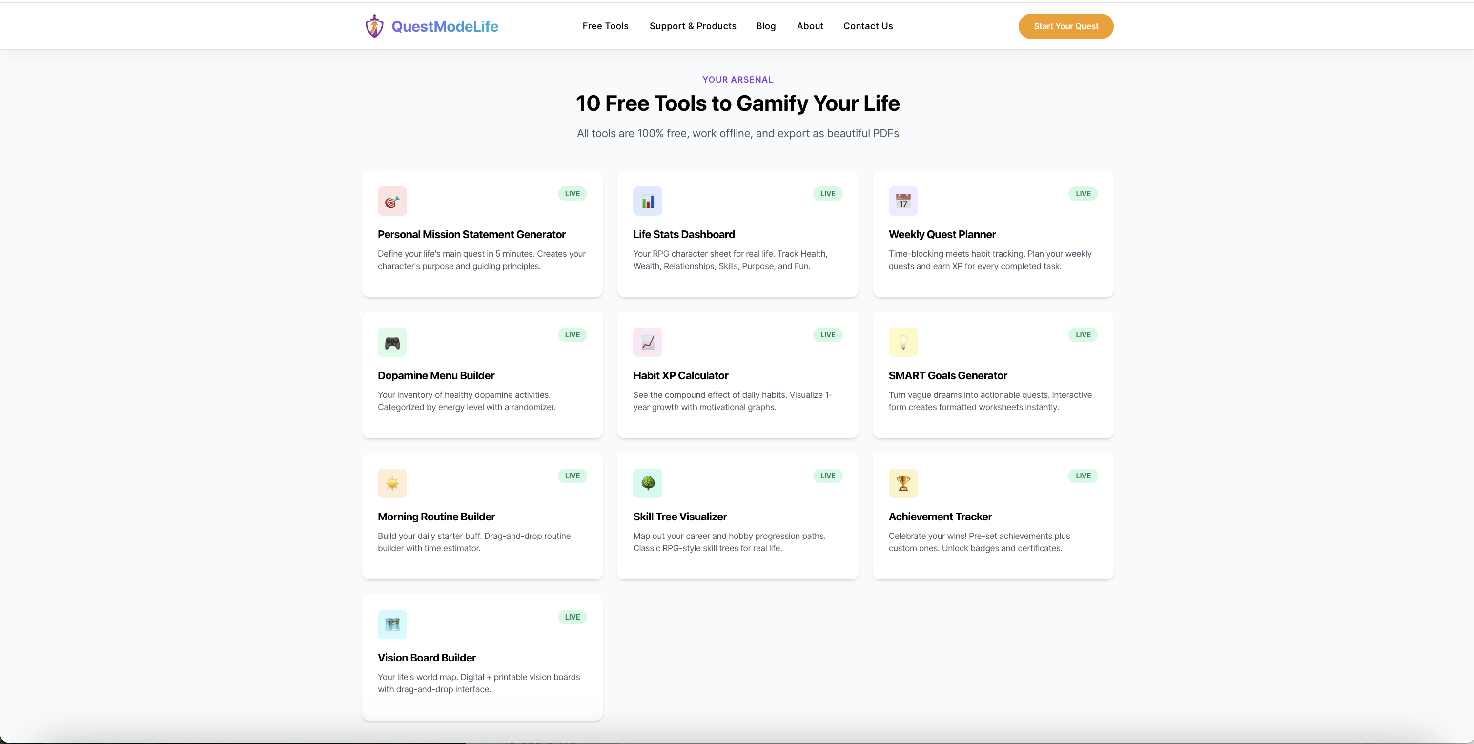 Screenshot 1 of QuestModeLife