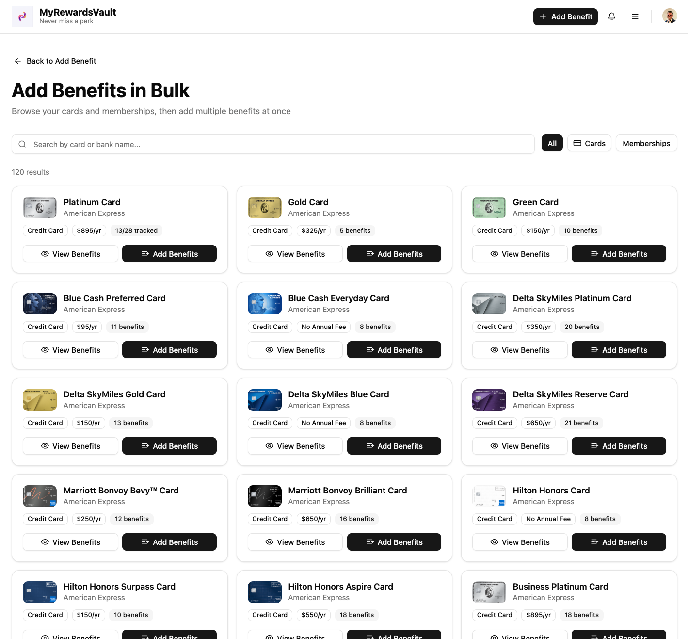 Screenshot 1 of MyRewardsVault