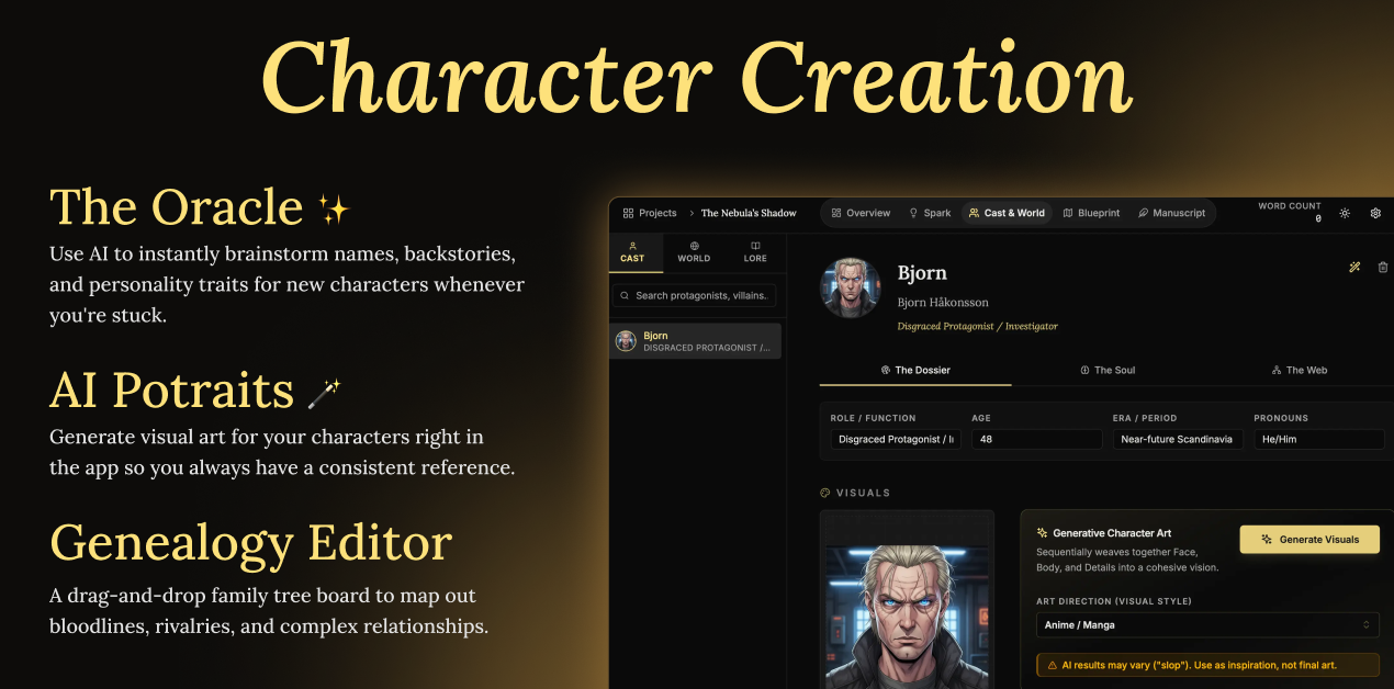 Screenshot 1 of NovelOS Studio