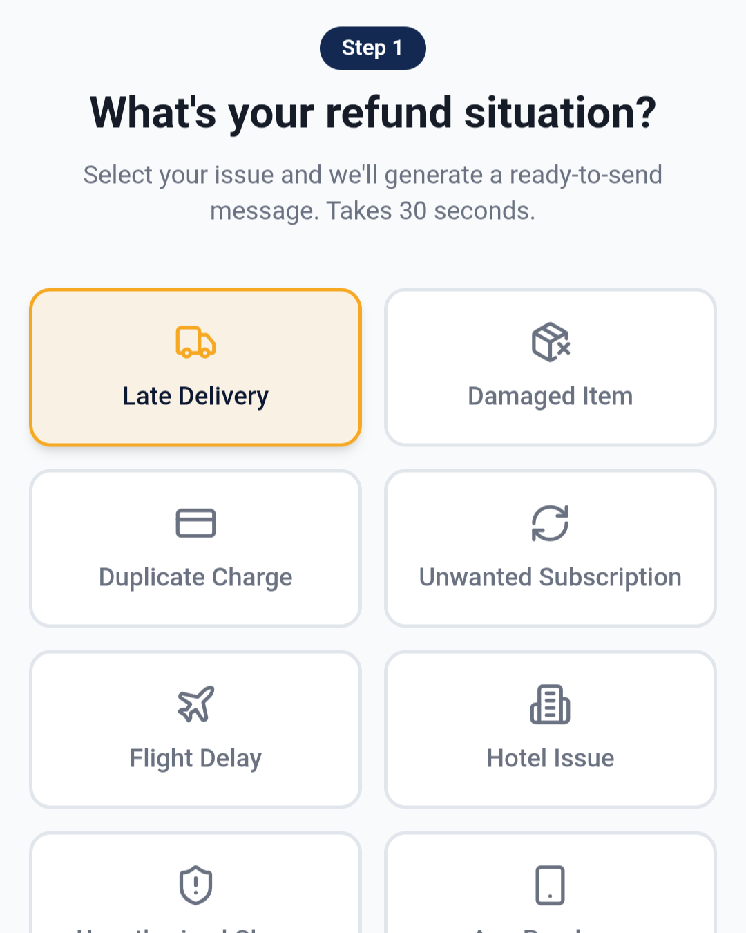 Screenshot 2 of RefundClarity