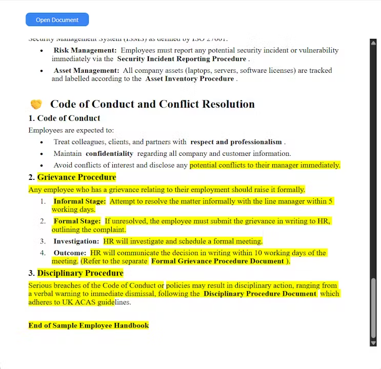 Screenshot 3 of Private Document Chat