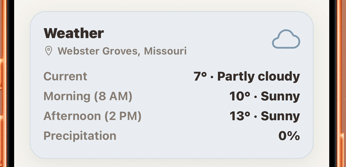 Screenshot 4 of At 'Em - personal daily briefing
