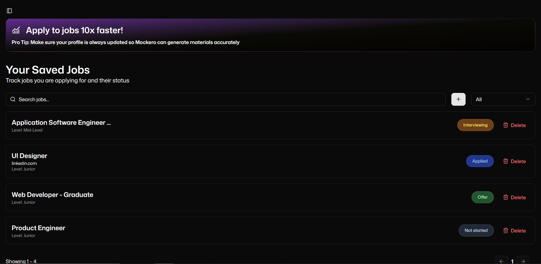 Screenshot 4 of Mockero AI - AI Mock Interviews & Resume