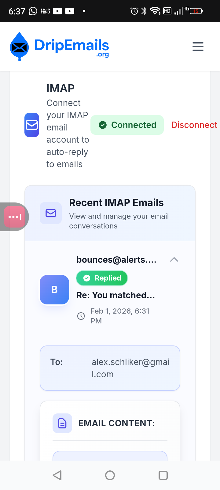 Screenshot 3 of DripEmail.org