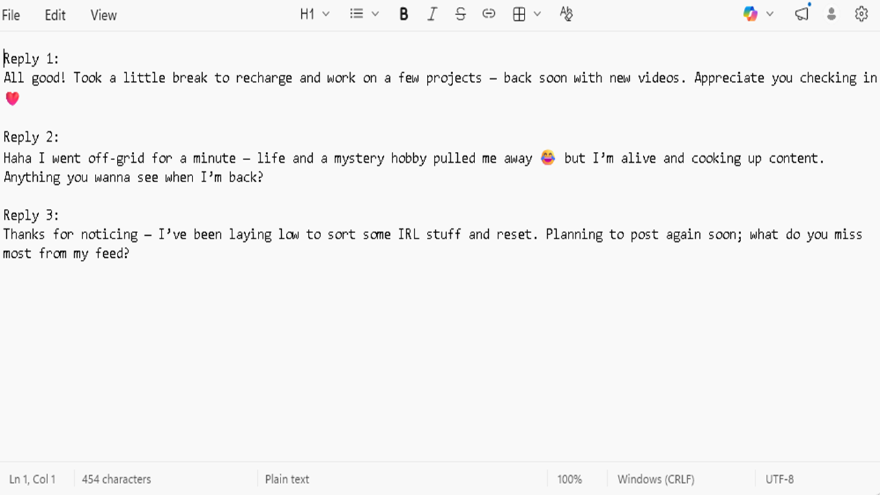 Screenshot 3 of AutoForge Reply Writer Pro