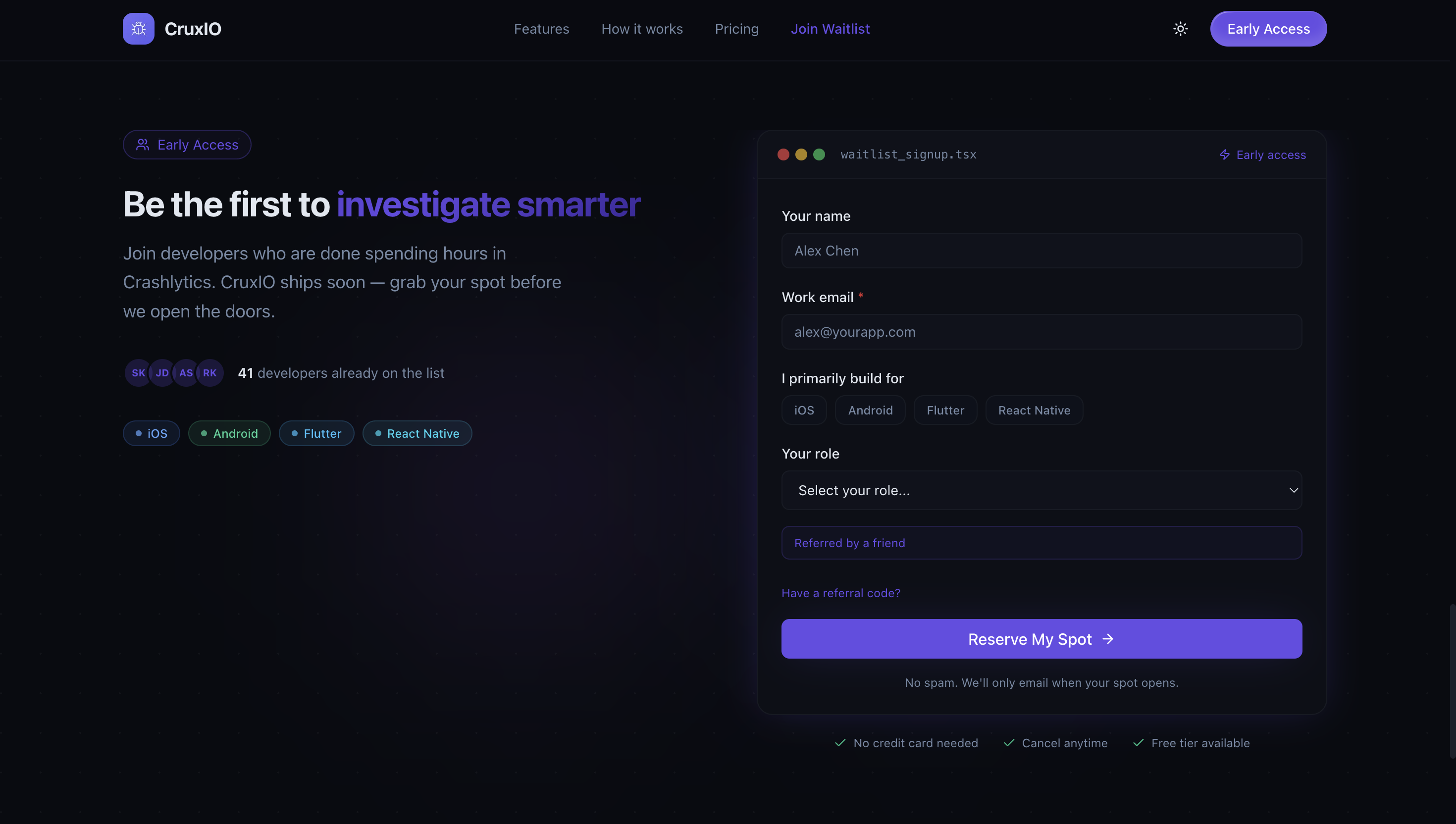 Screenshot 2 of CruxIO