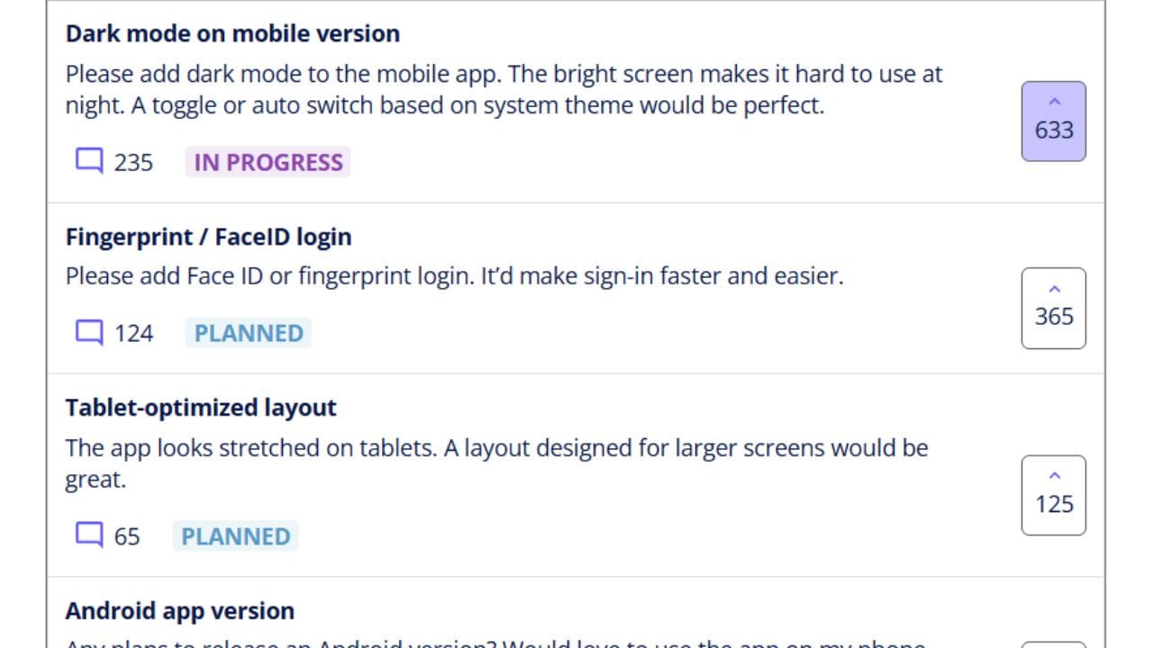Screenshot 1 of Upvoicy