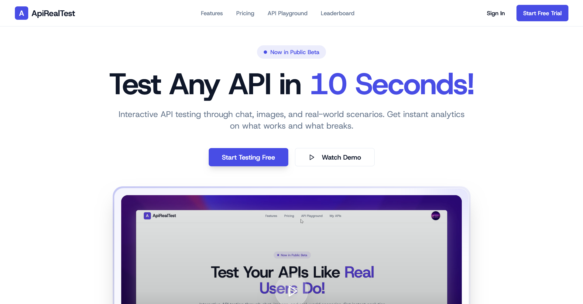 Screenshot 1 of ApiRealTest