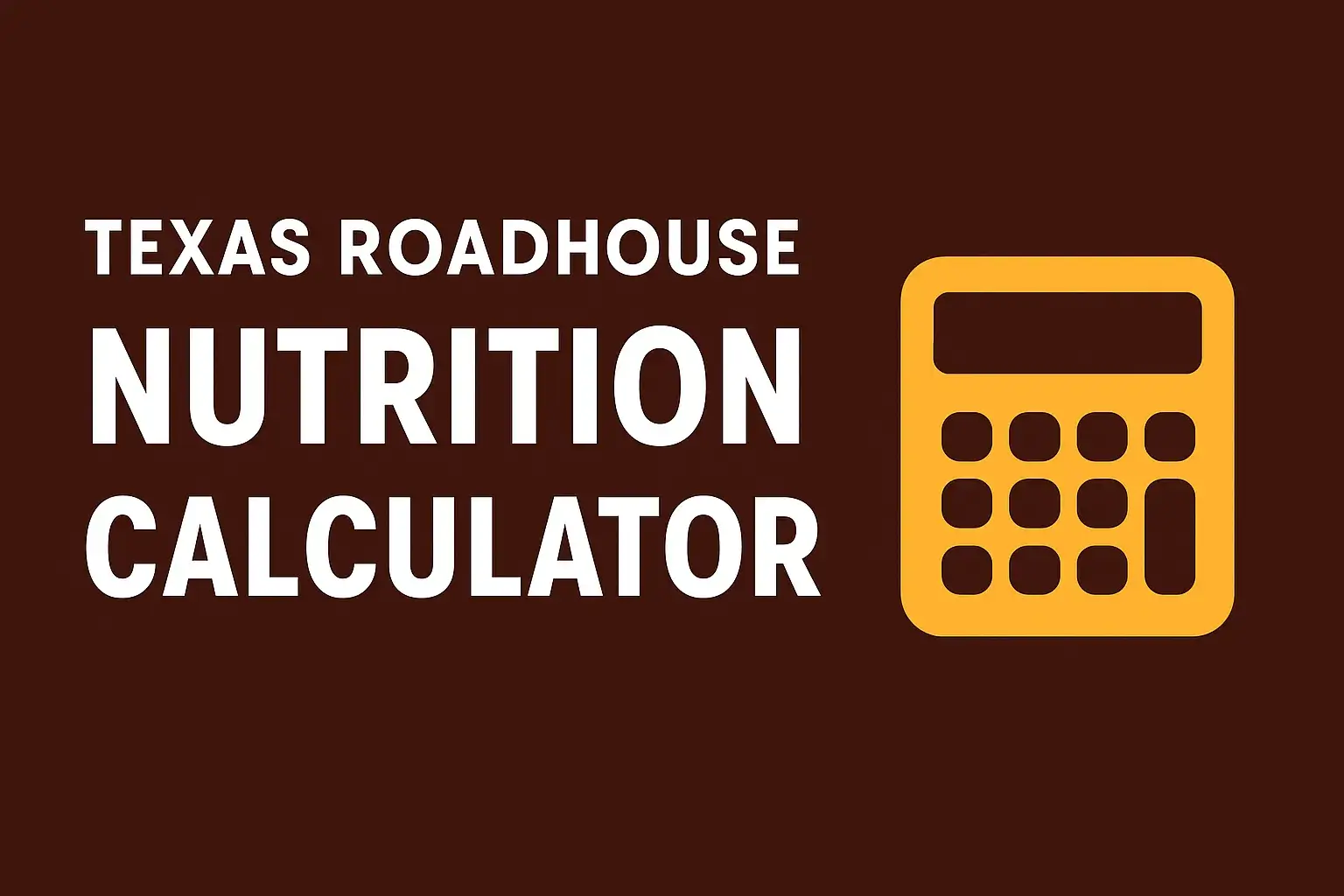 Screenshot 1 of Texas Roadhouse Nutrition Calculator