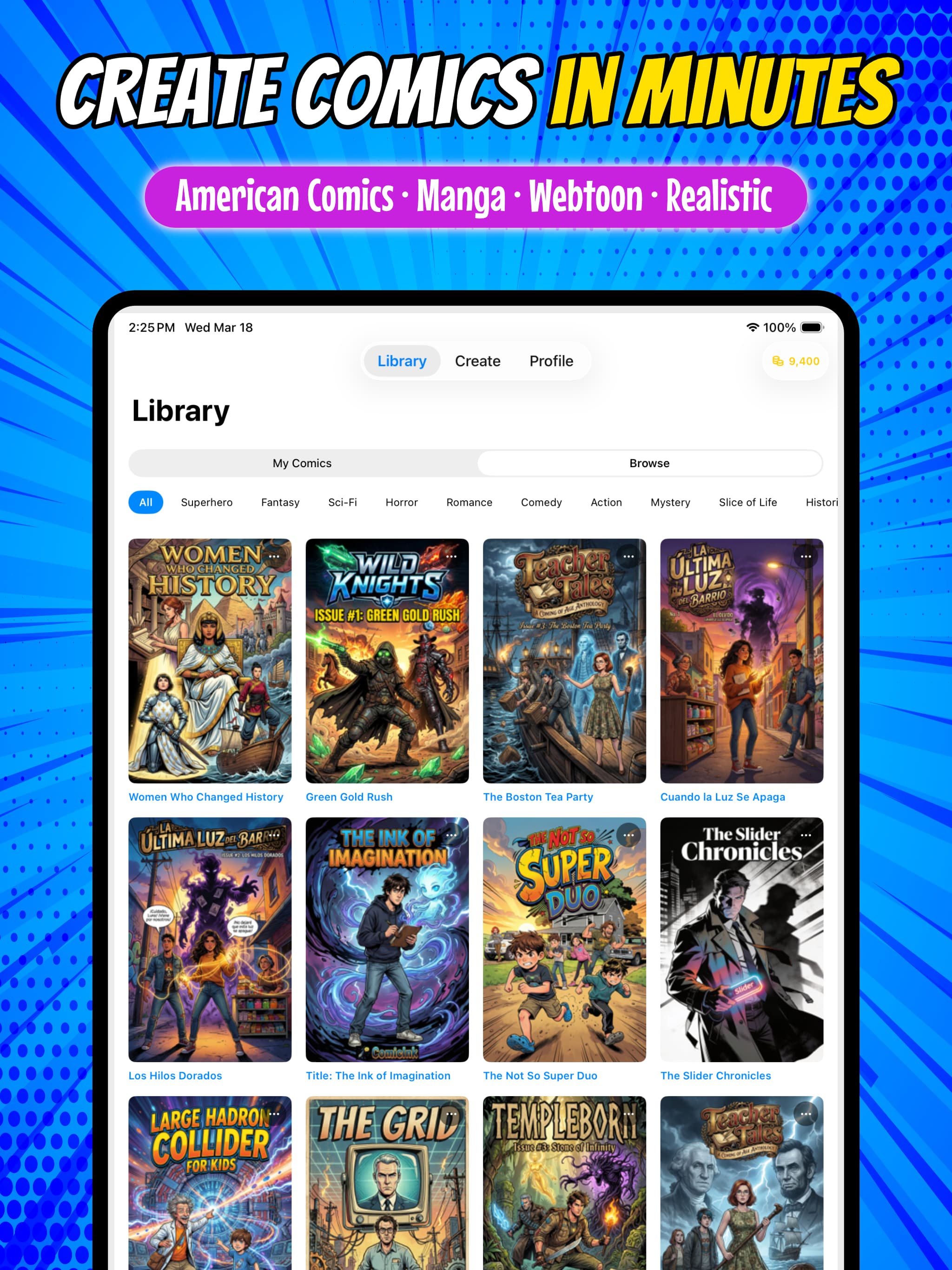 Screenshot 1 of ComicInk