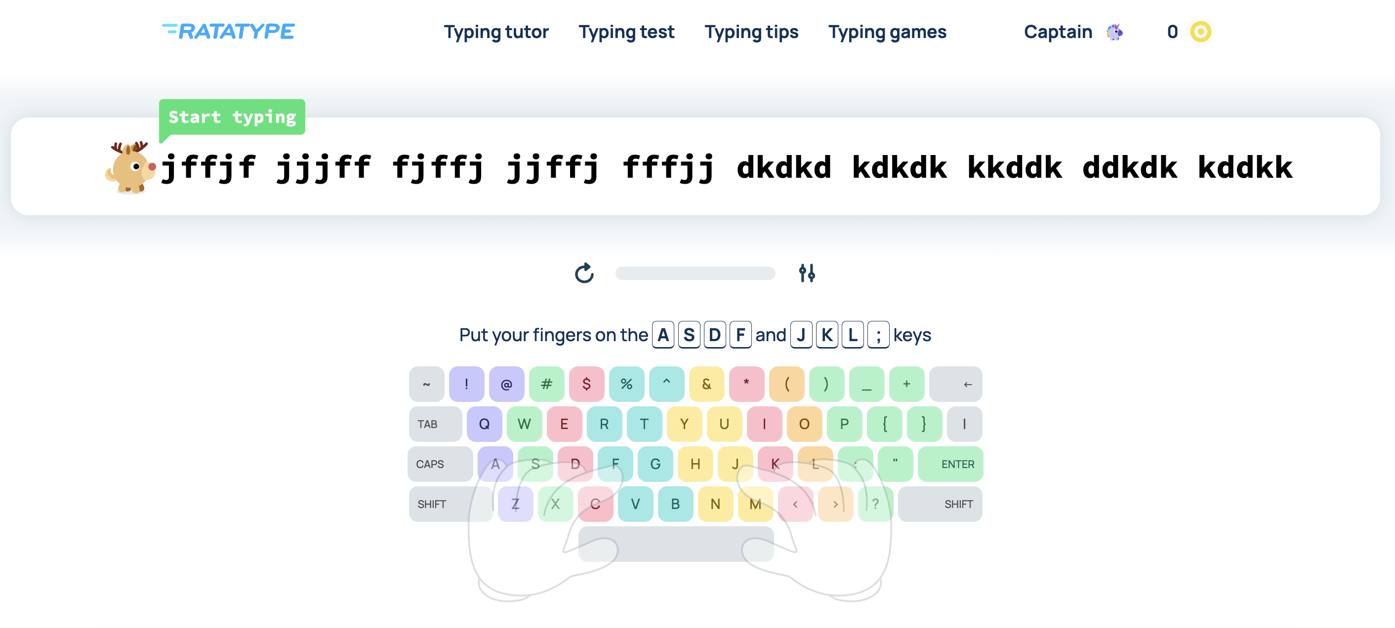 Screenshot 1 of Ratatype