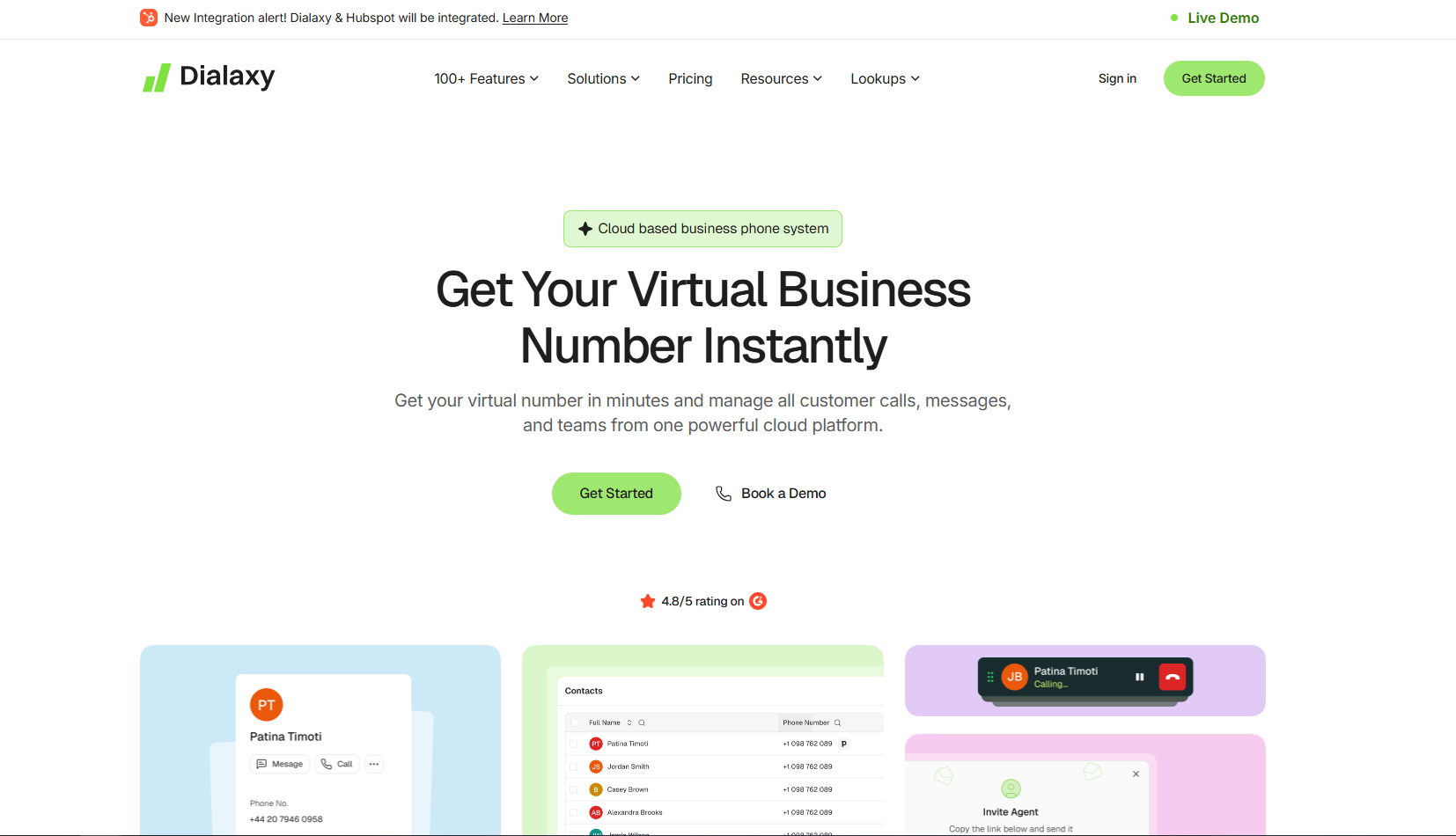 Screenshot 1 of Dialaxy Inc 