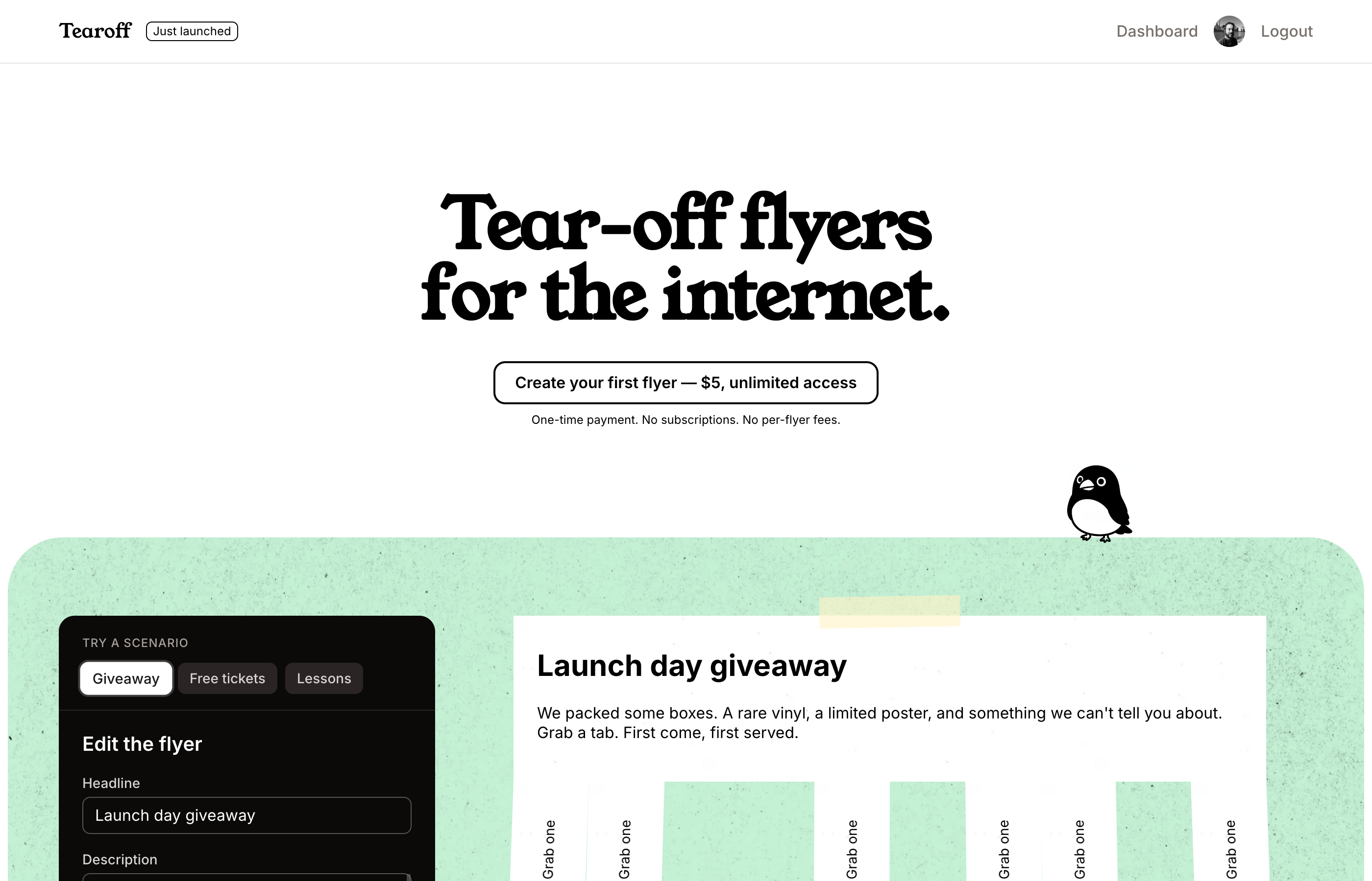 Screenshot 2 of Tearoff