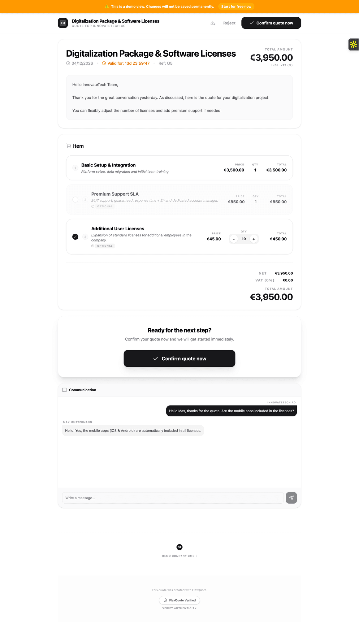 Screenshot 8 of FlexQuote