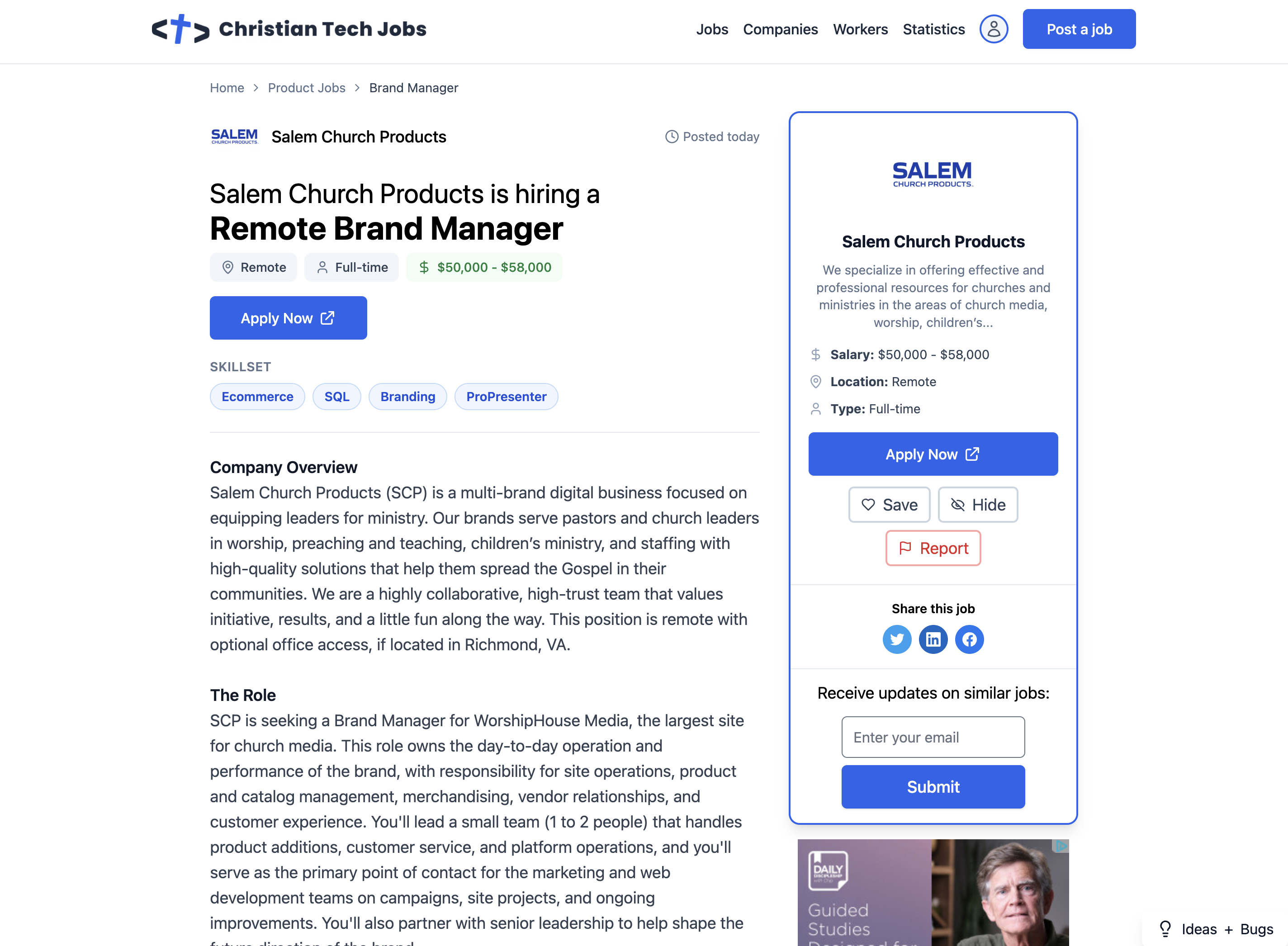 Screenshot 3 of Christian Tech Jobs