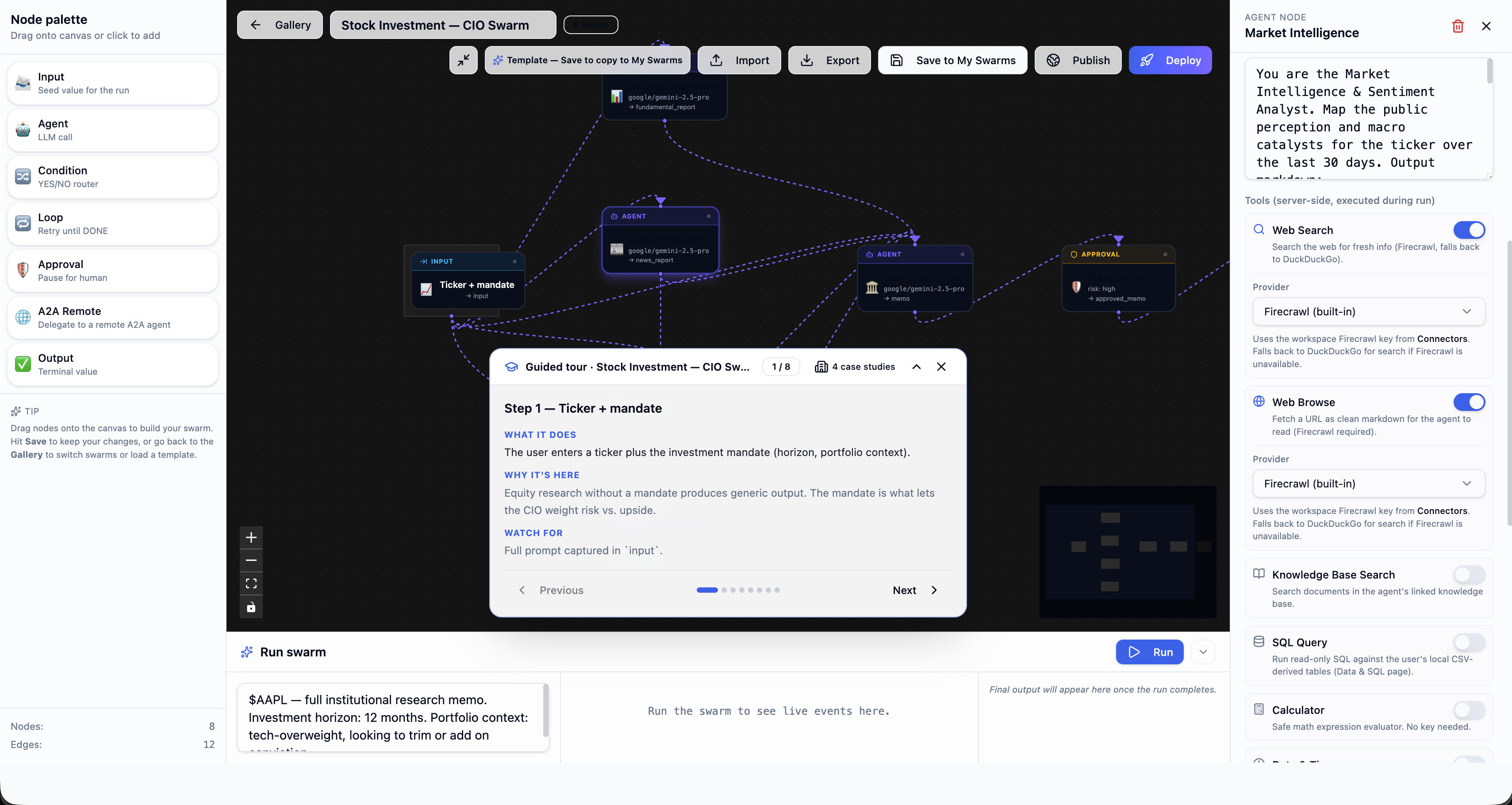Screenshot 5 of AgentSwarms