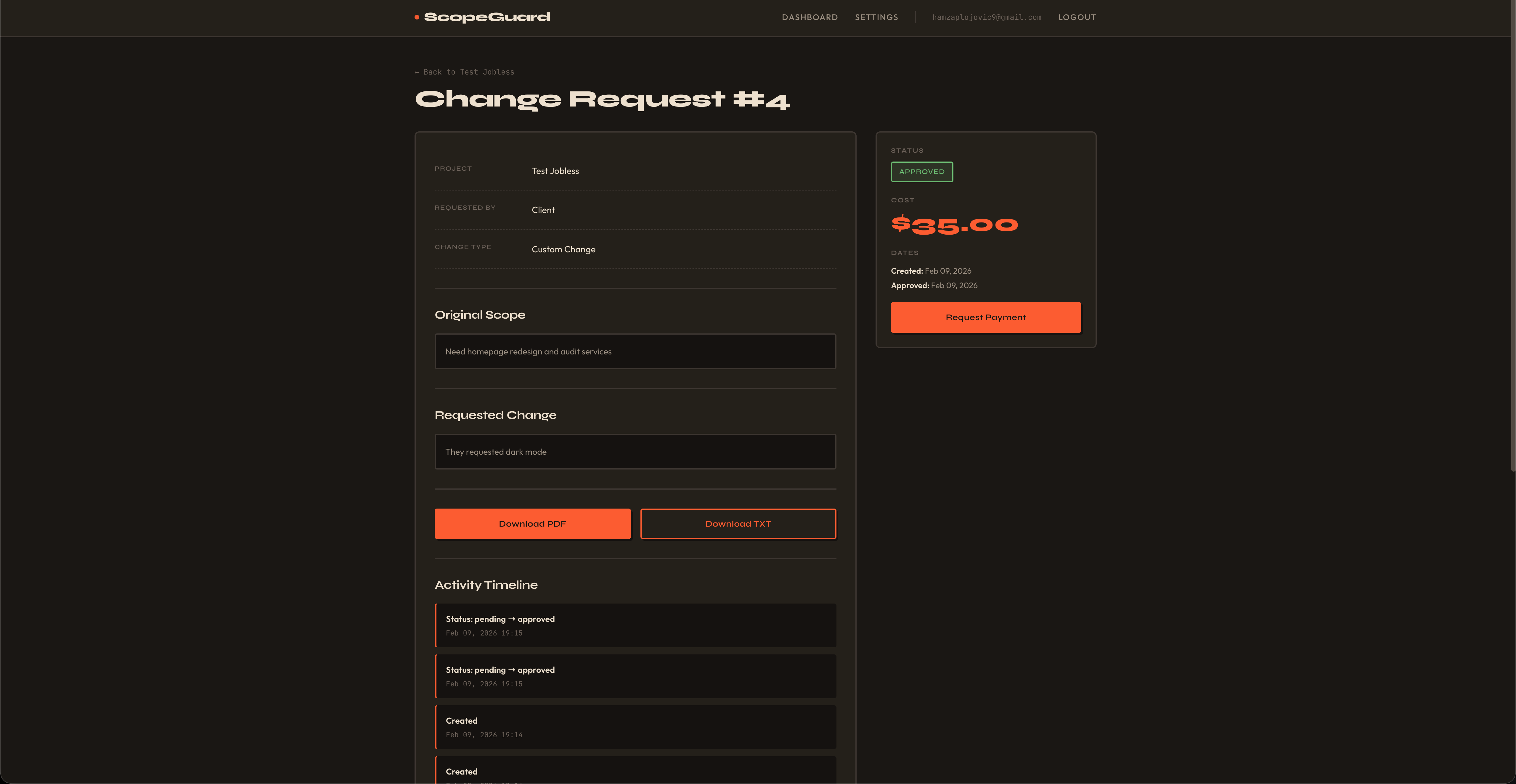 Screenshot 1 of ScopeGuard