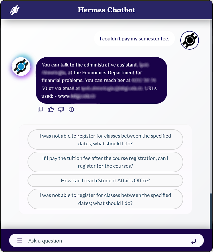 Screenshot 7 of Fixein Hermes Chatbot