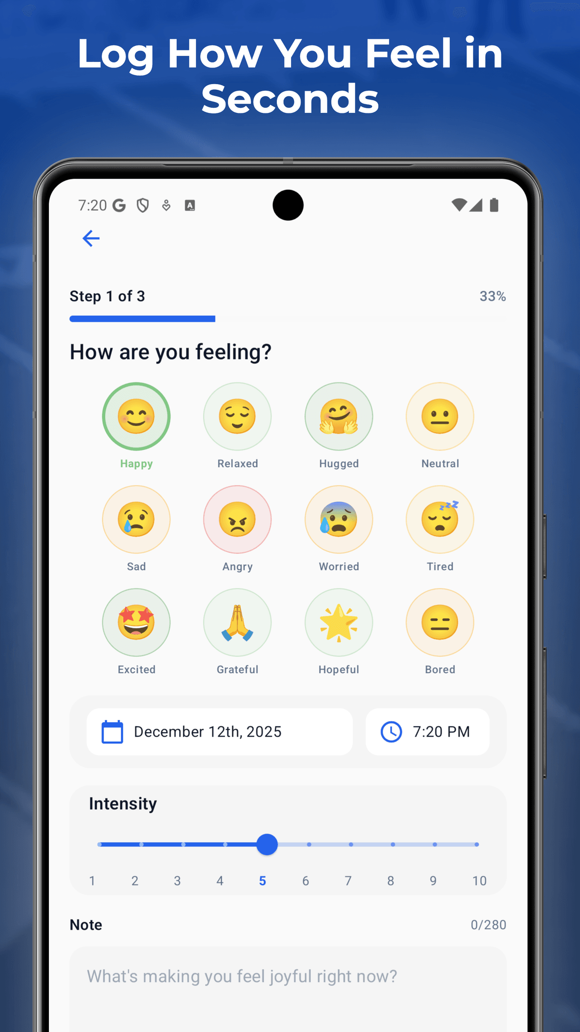 Screenshot 2 of MoodJot