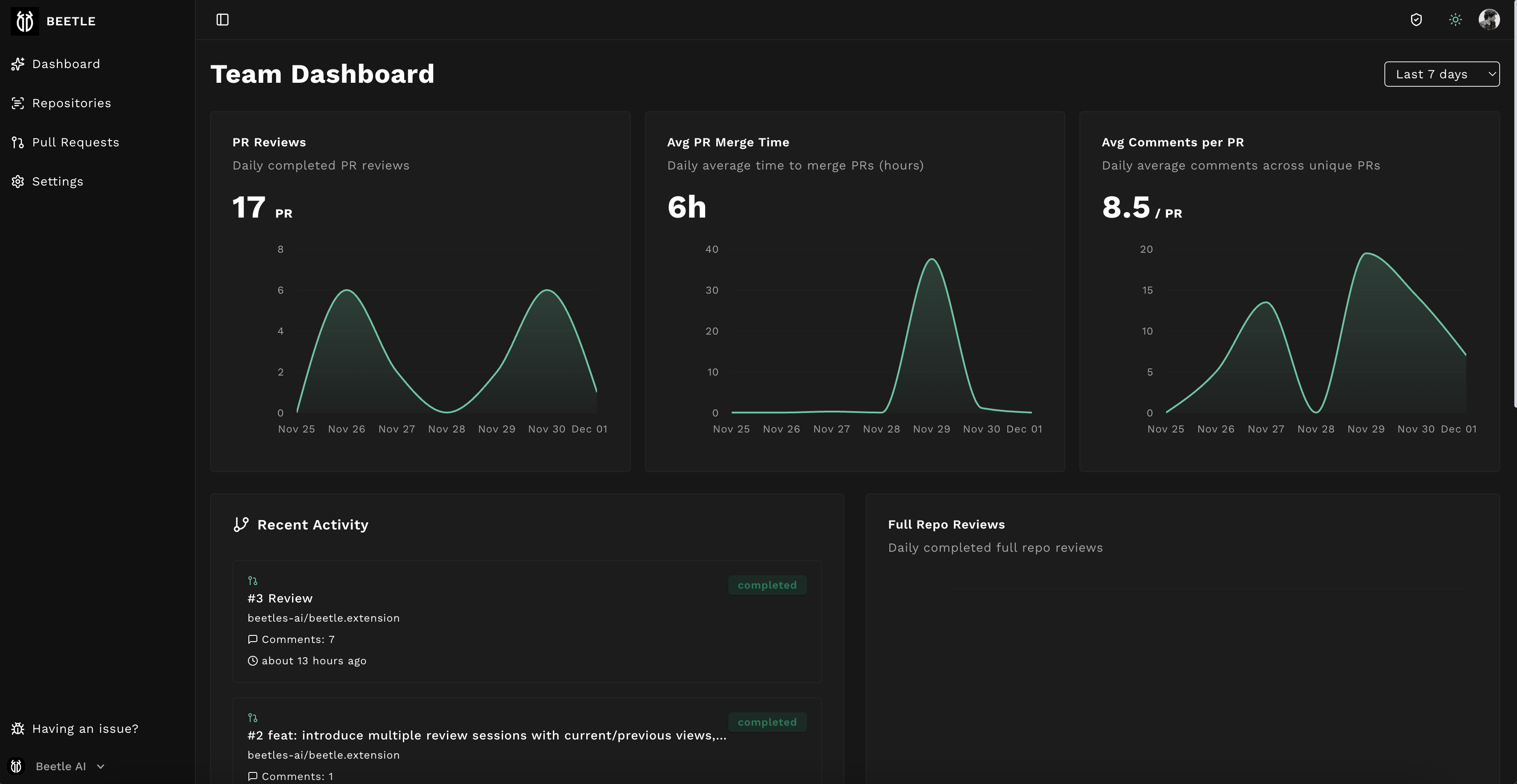 Screenshot 2 of Beetle | AI Code Reviewer