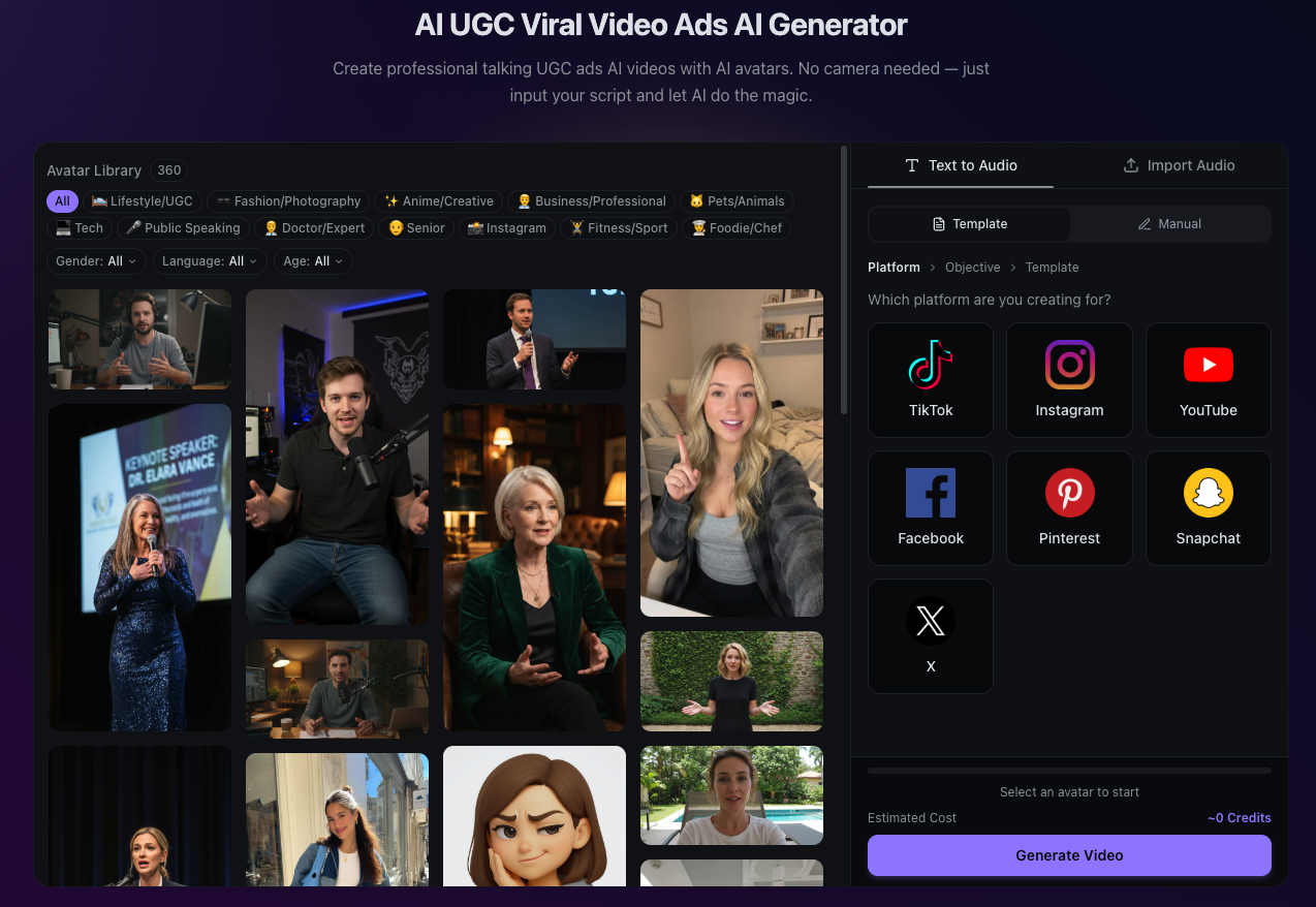 Screenshot 1 of Ads AI Creator
