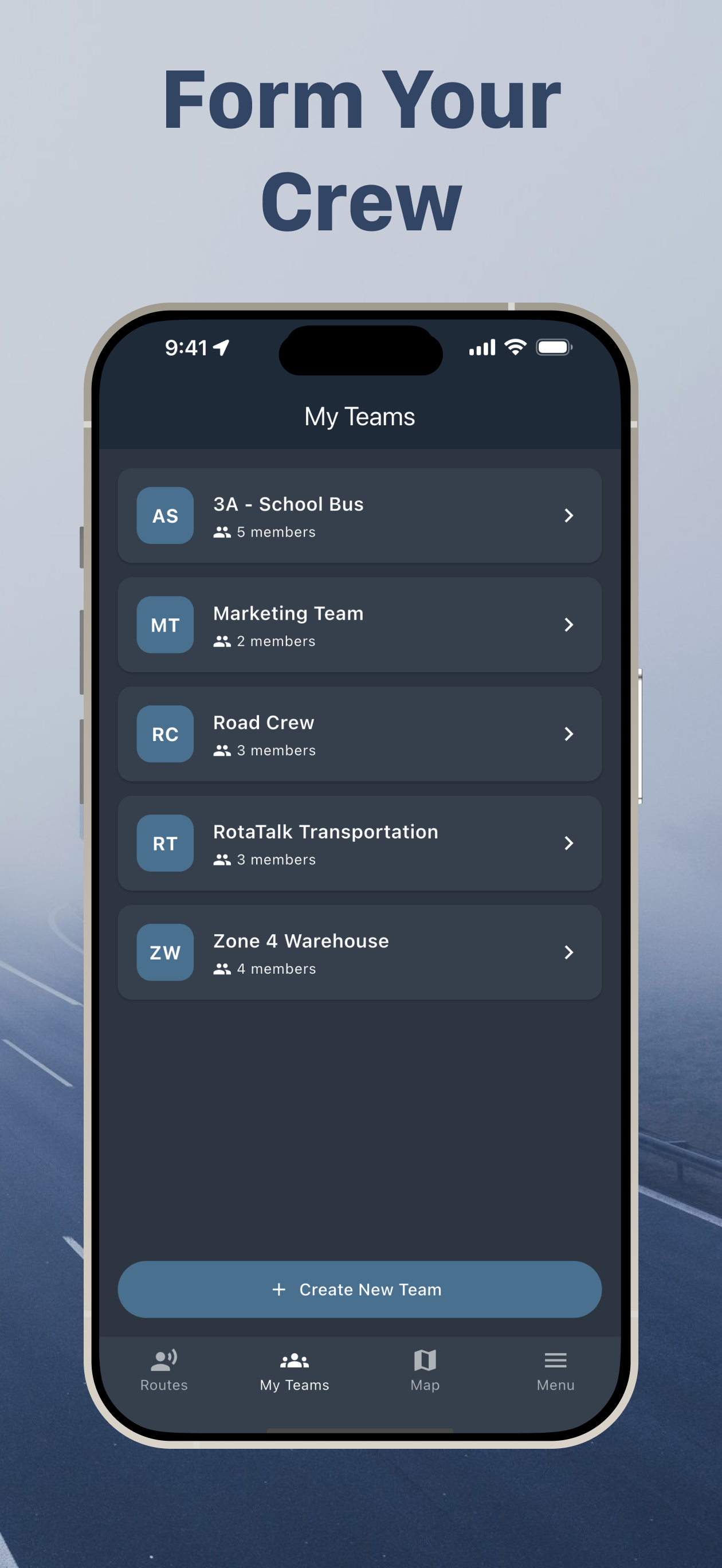 Screenshot 5 of RotaTalk Walkie Talkie for Truckers
