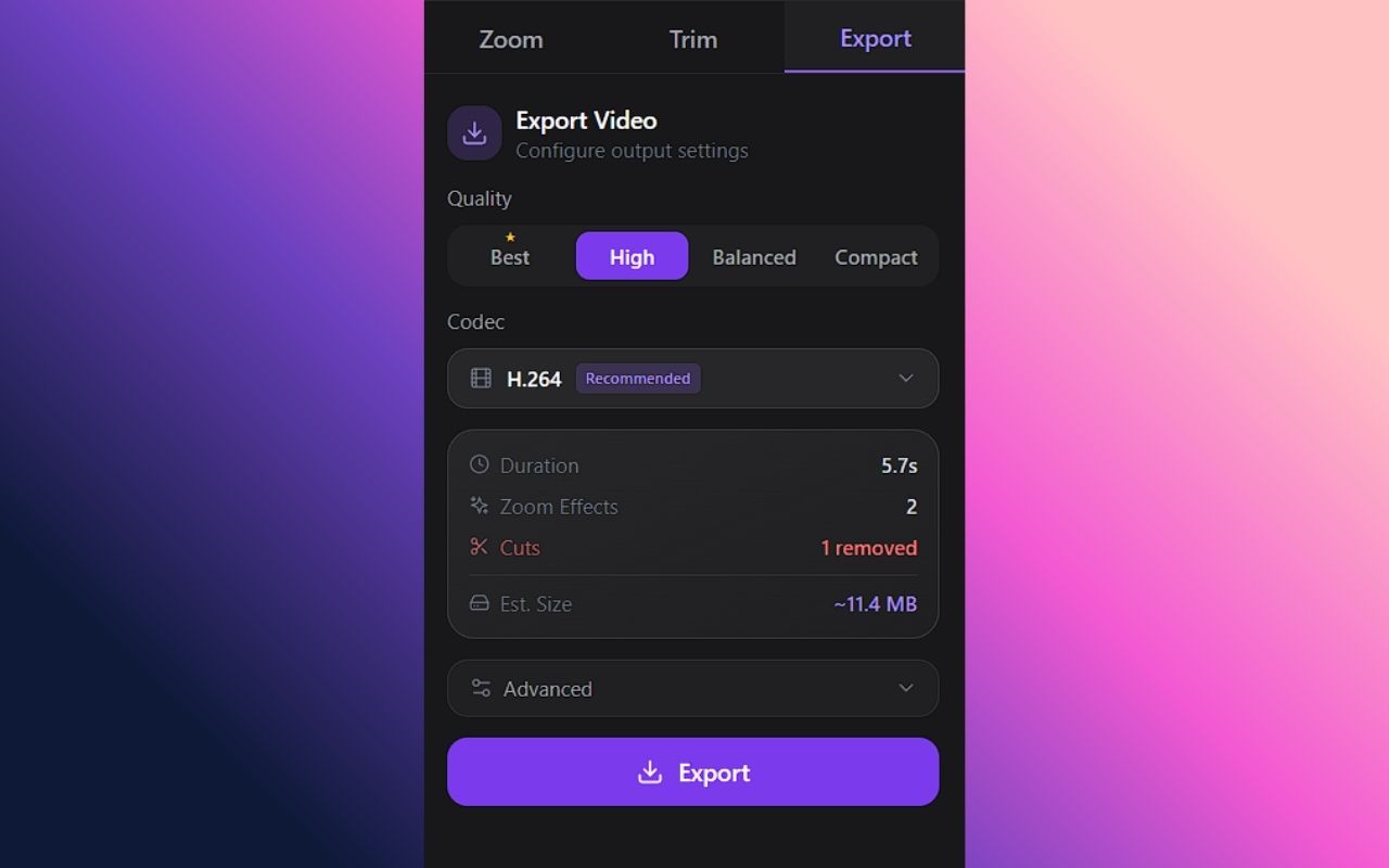 Screenshot 5 of Visura - Screen Recorder and editor
