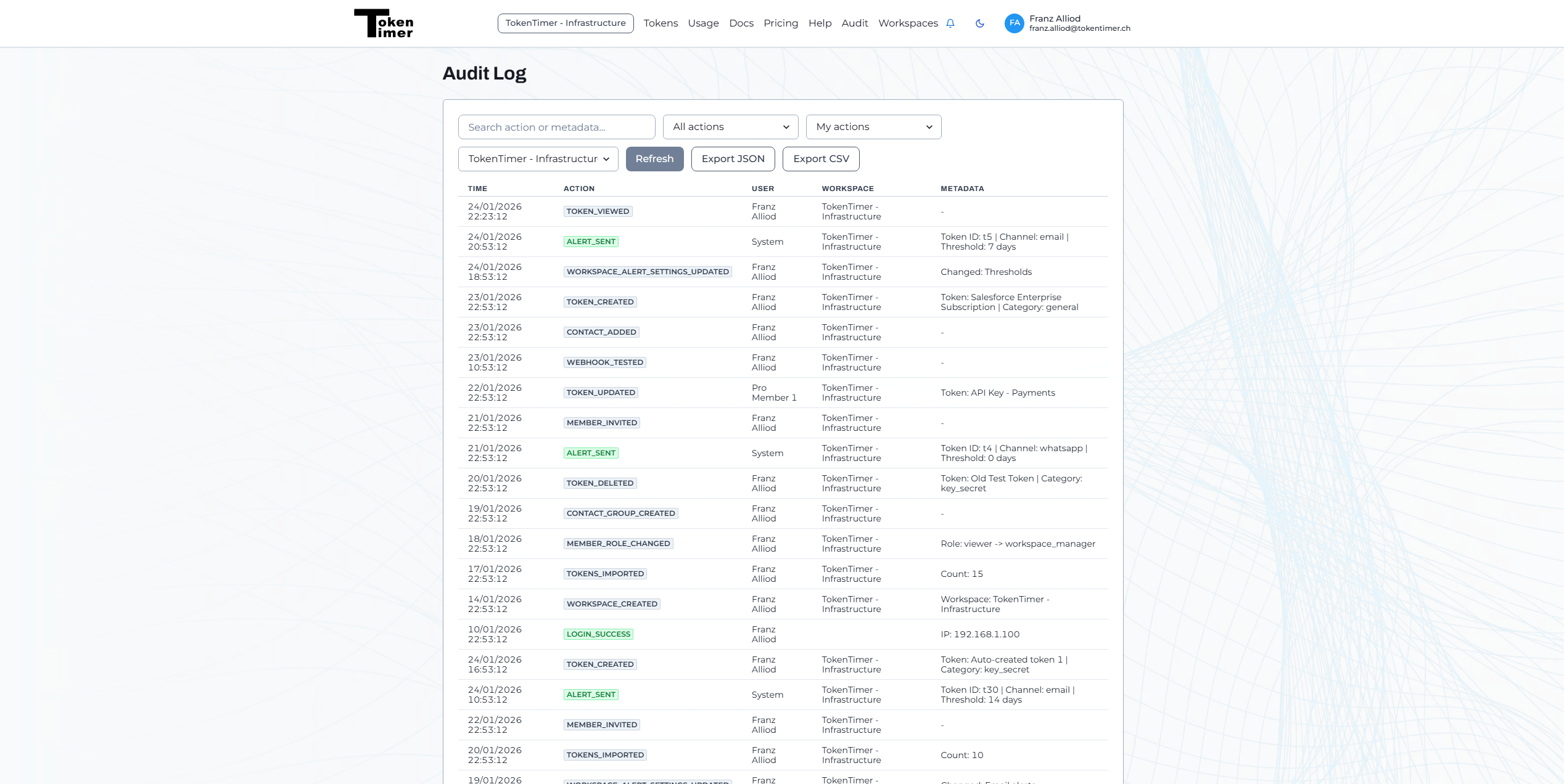 Screenshot 4 of TokenTimer