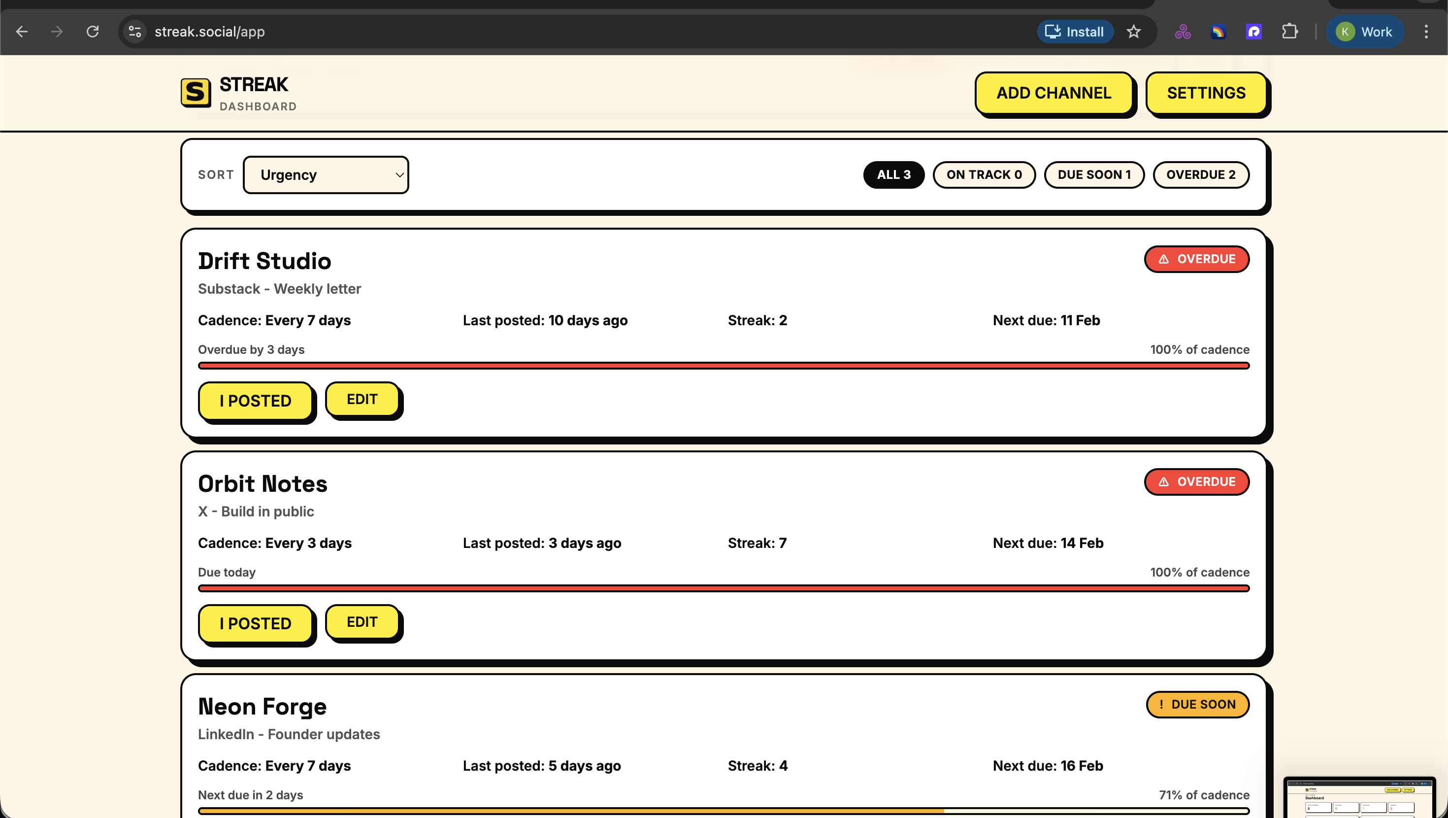 Screenshot 4 of STREAK.SOCIAL