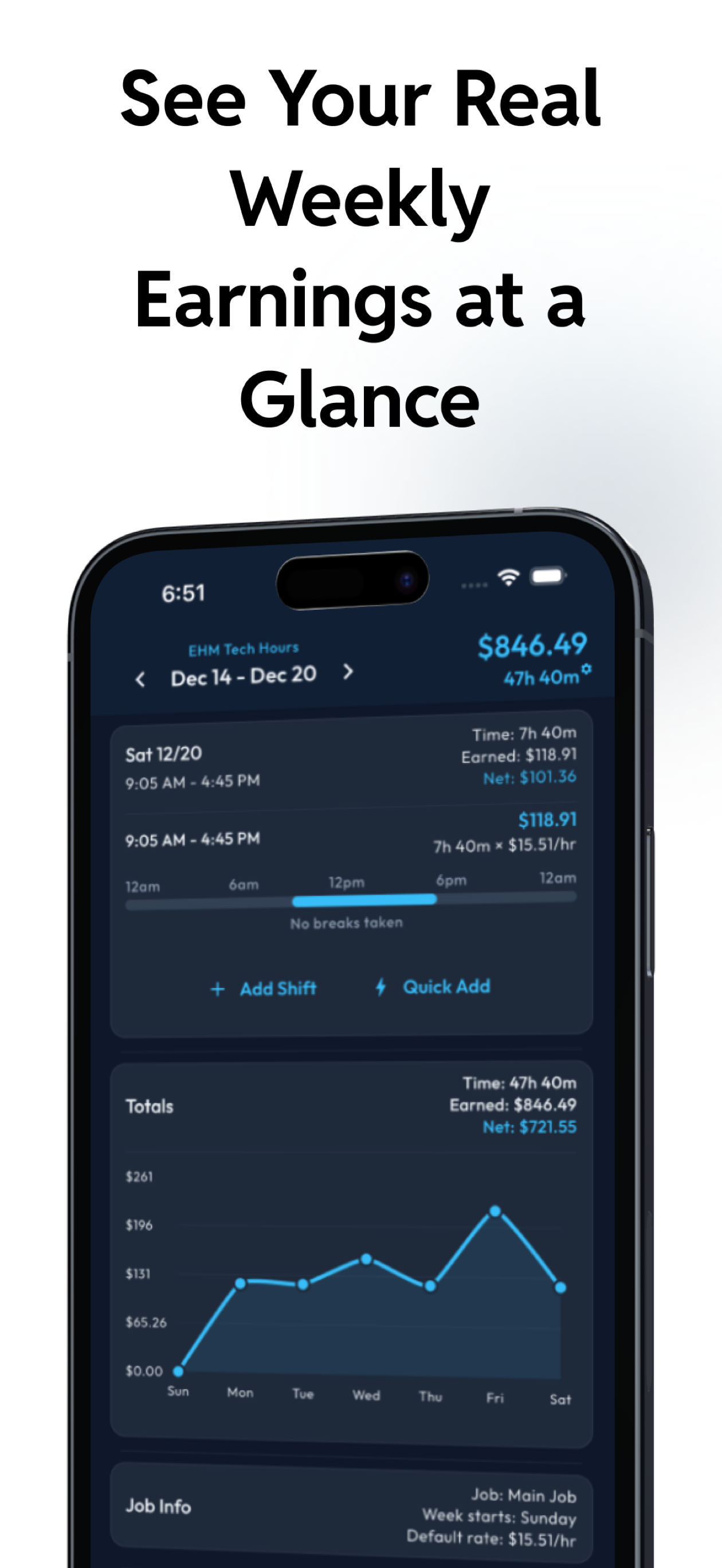 Screenshot 4 of Hours Tracker: Time Clock In
