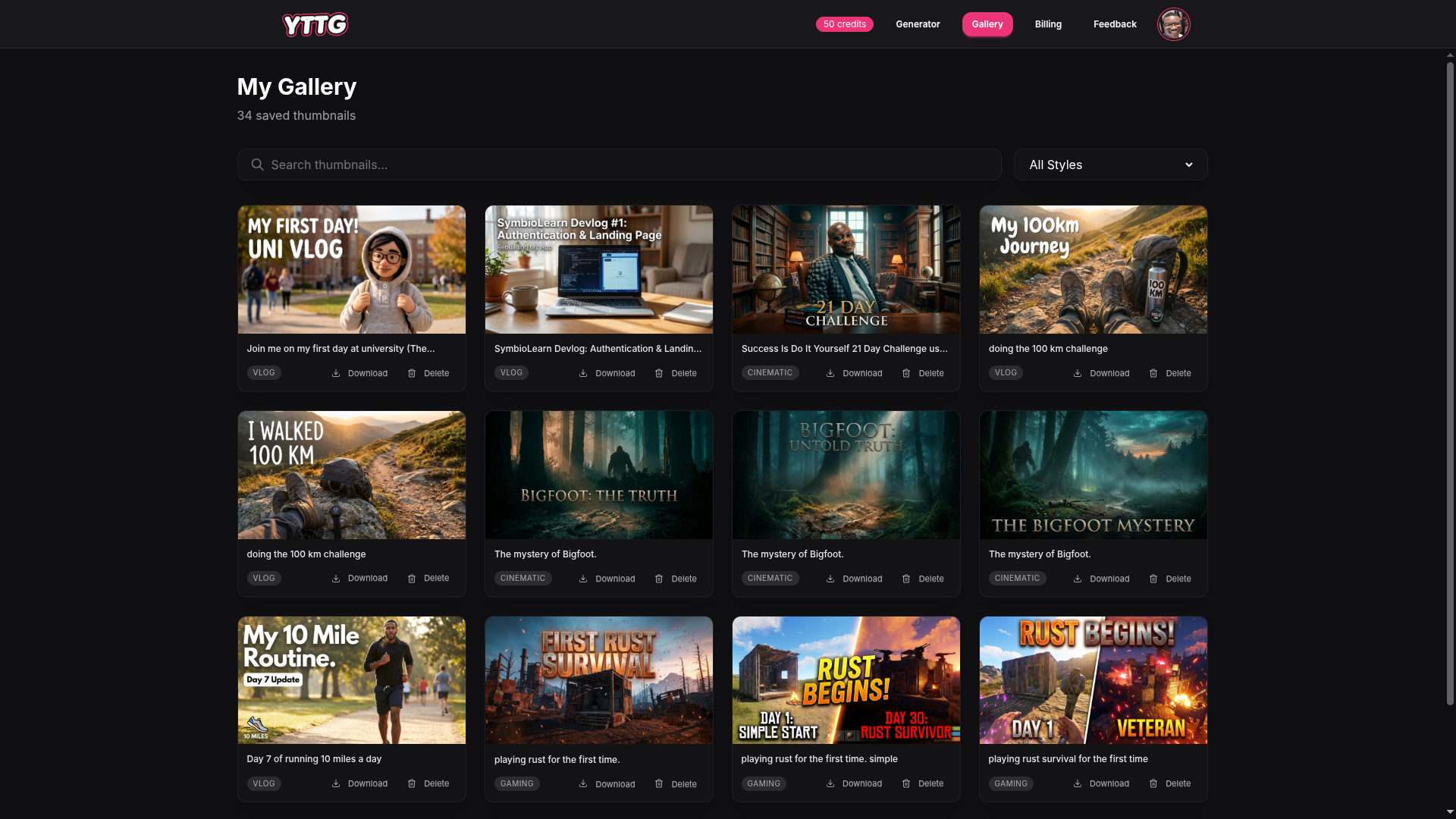 Screenshot 8 of YTTG - YouTube Thumbnail Generator