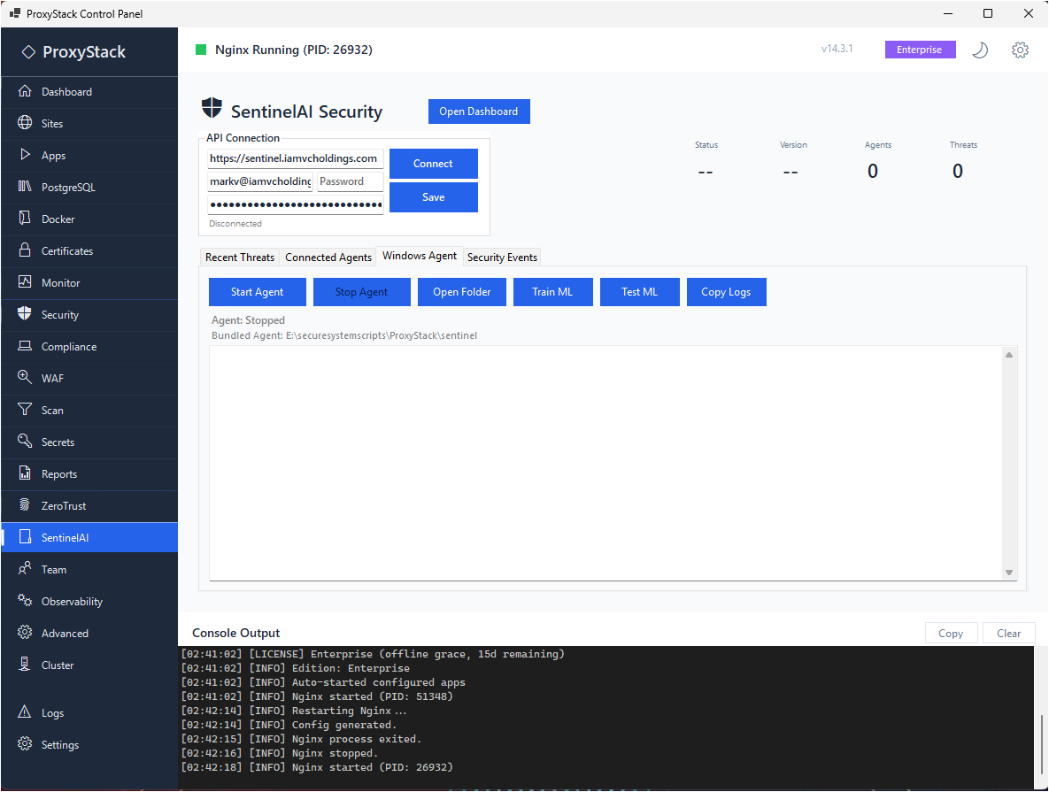 Screenshot 8 of ProxyStack + SentinelAI